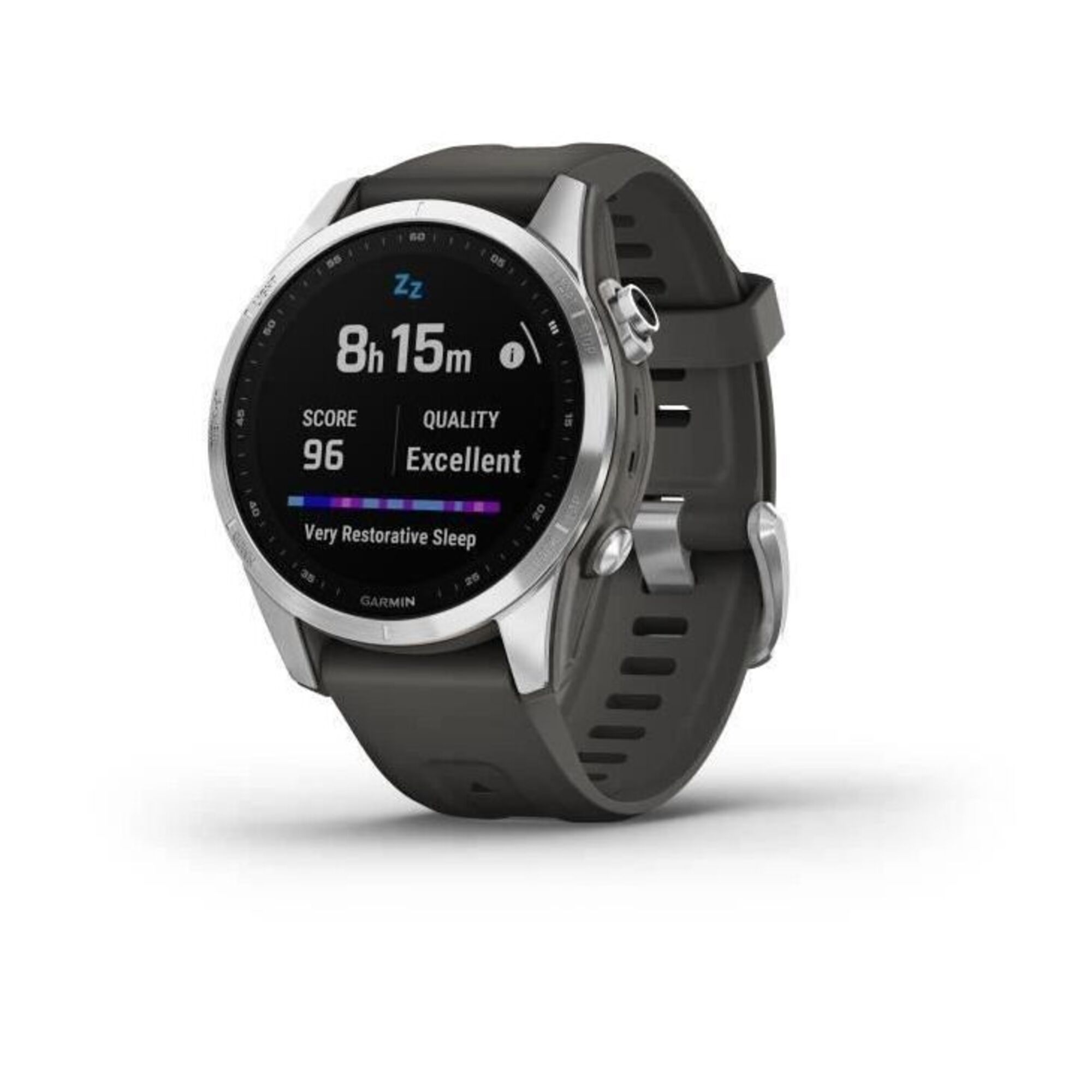 Garmin Fenix 7S Montres GPS Multisports connectée Haute Performance avec Bracelet Boitier 42 mm - vue 3