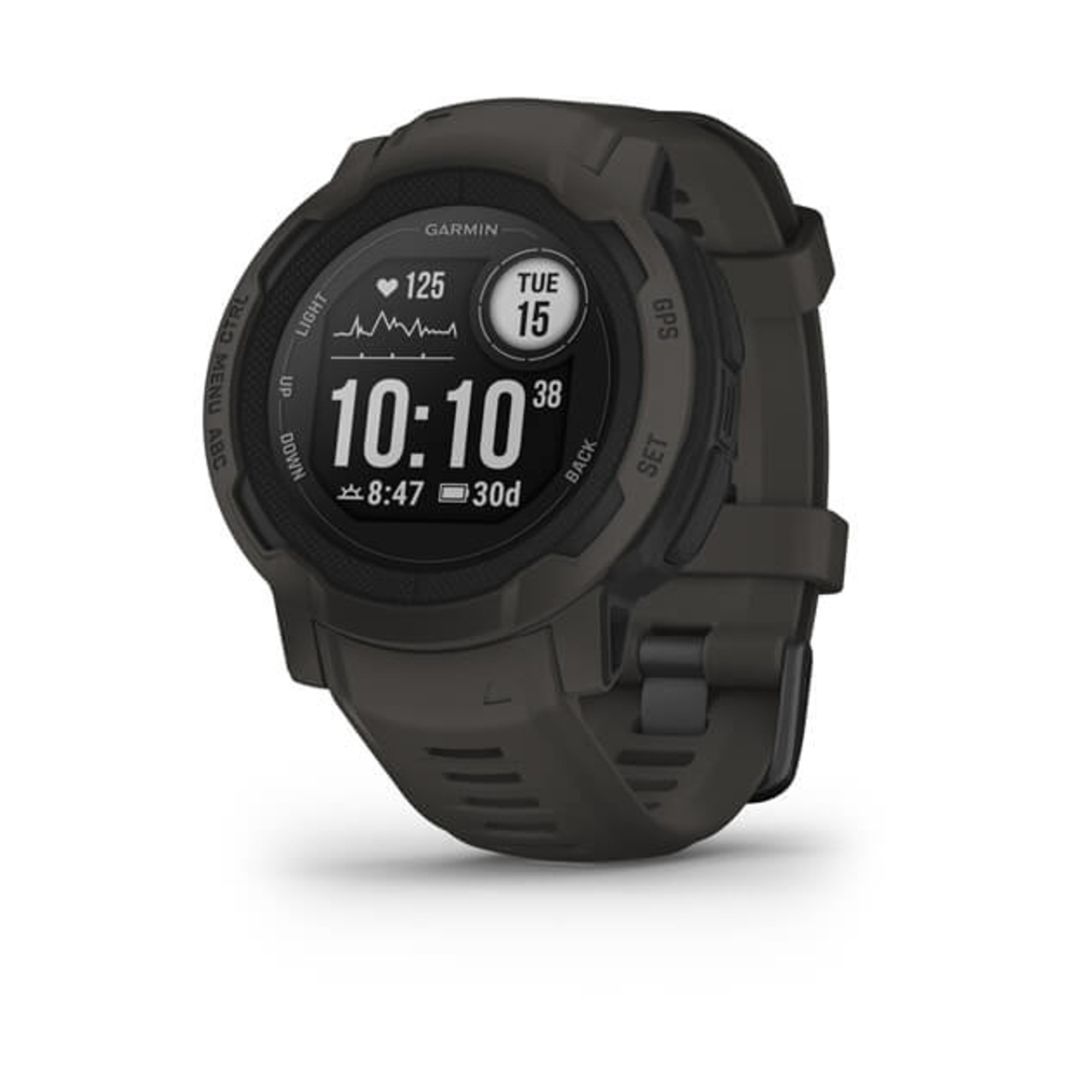 Instinct 2 2,29  (0.9 ) Mip 45 Mm Graphite Gps (Satellite) - Neuf