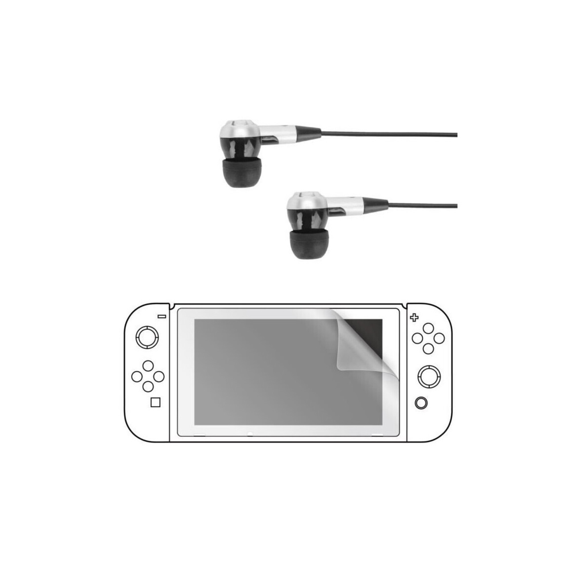 Subsonic - Pack d'accessoires 7 en 1 pour Nintendo Switch avec housse et écran de protection. - Neuf