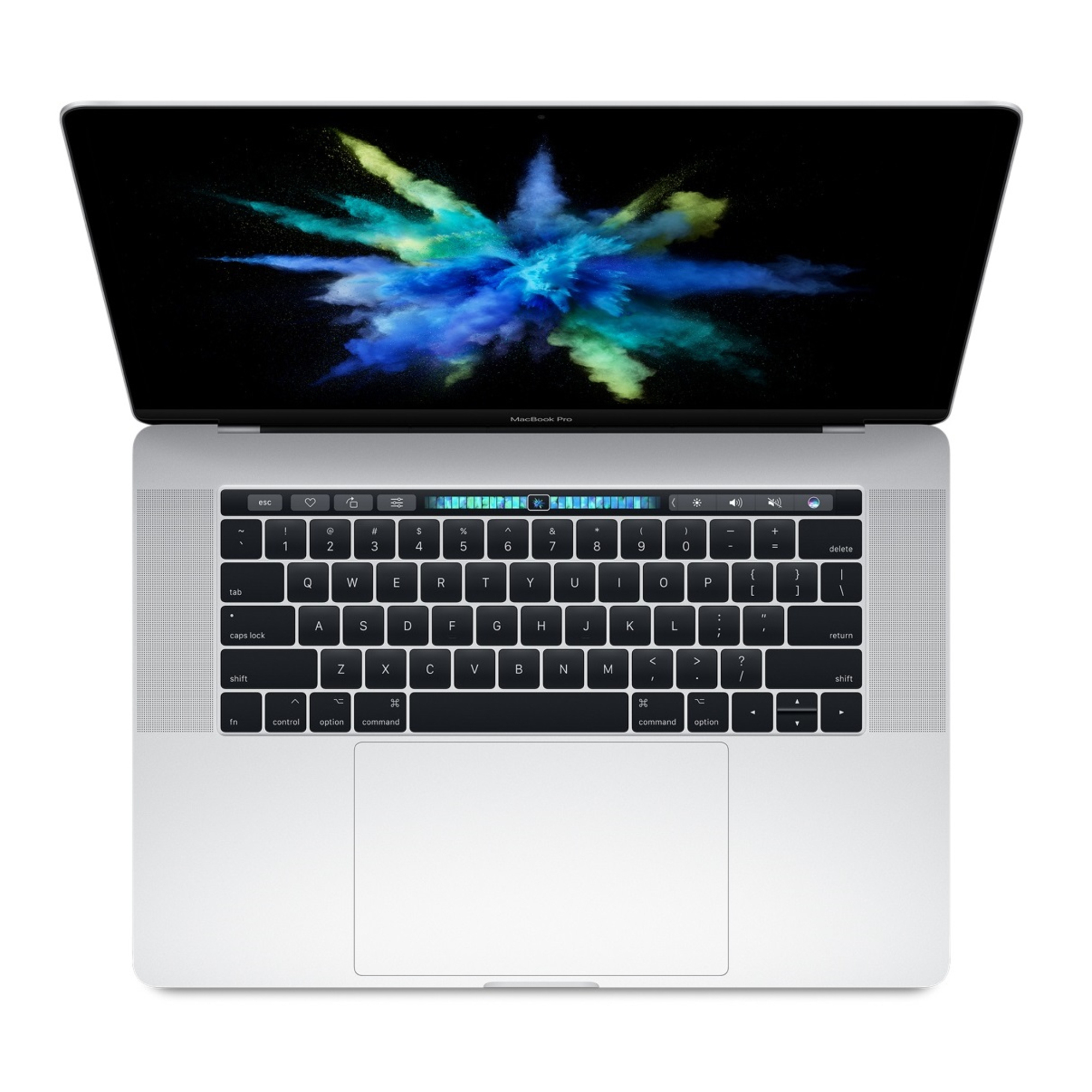 MacBook Pro Core i7 (2017) 15.4', 2.8 GHz 256 Go 16 Go AMD Radeon Pro 555, Argent - QWERTY - Portugais - Bon état