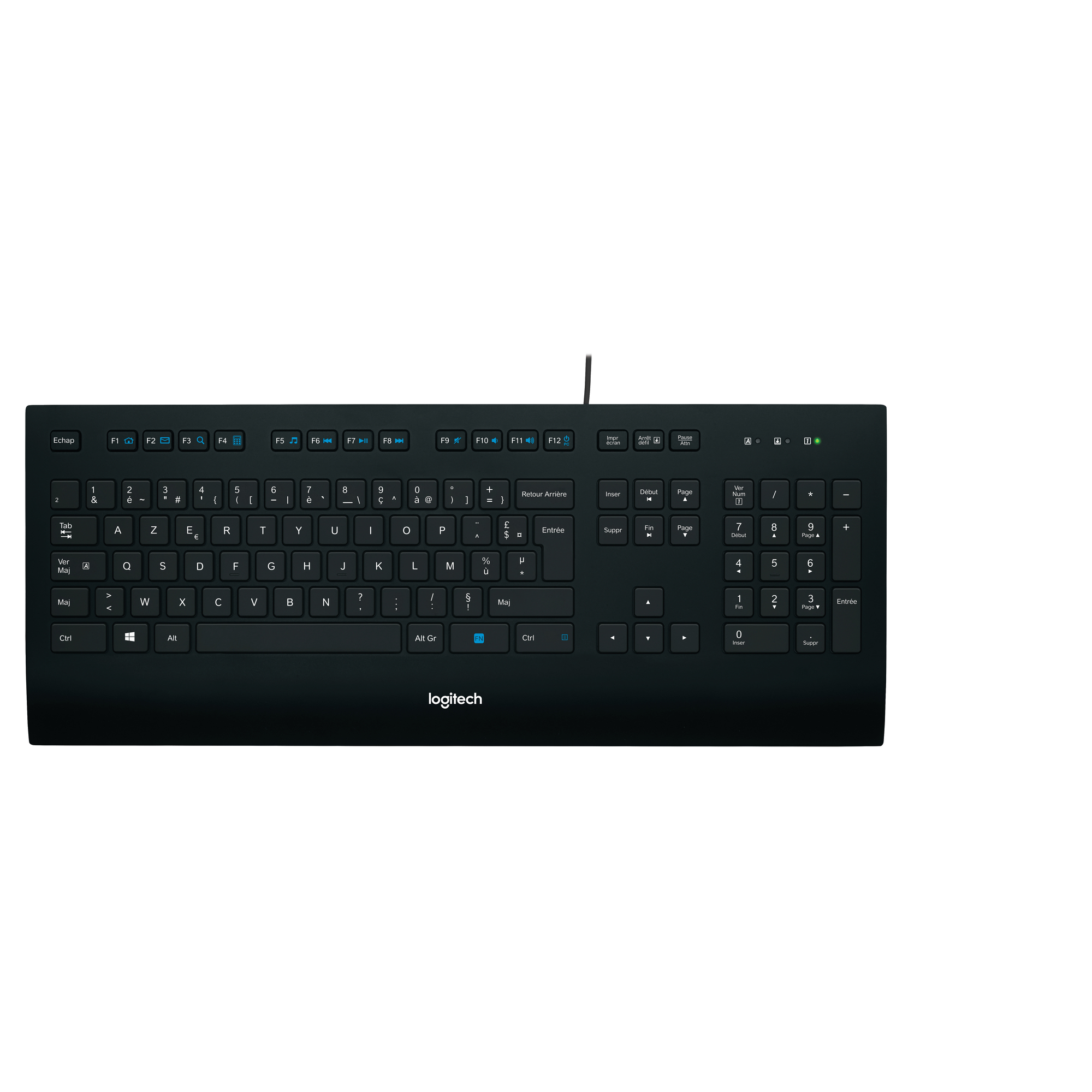 Logitech K280E Pro f/ Business clavier Bureau USB AZERTY Français Noir - Neuf