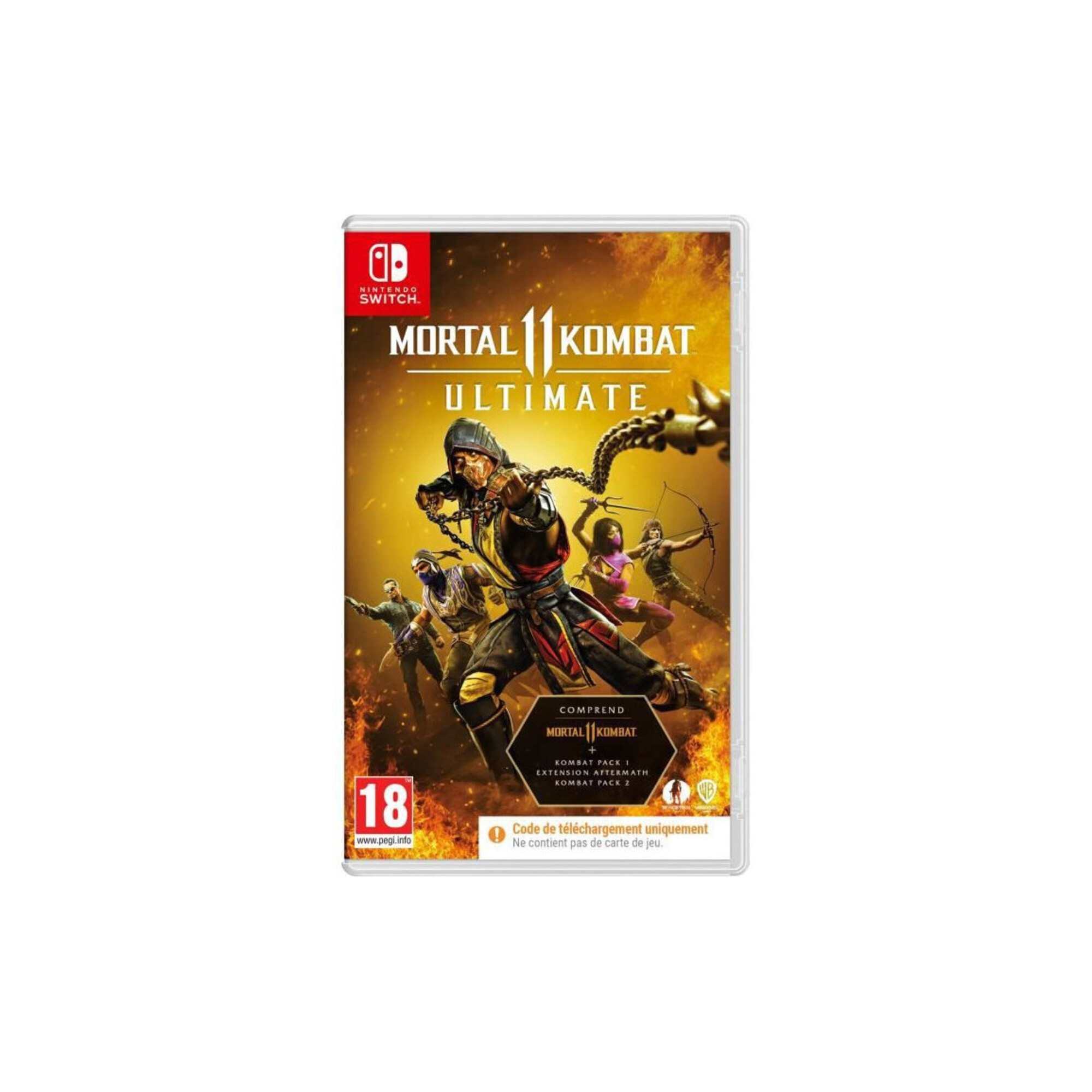 Mortal Kombat 11 Ultimate (Code dans la boîte) Jeu Switch - Neuf