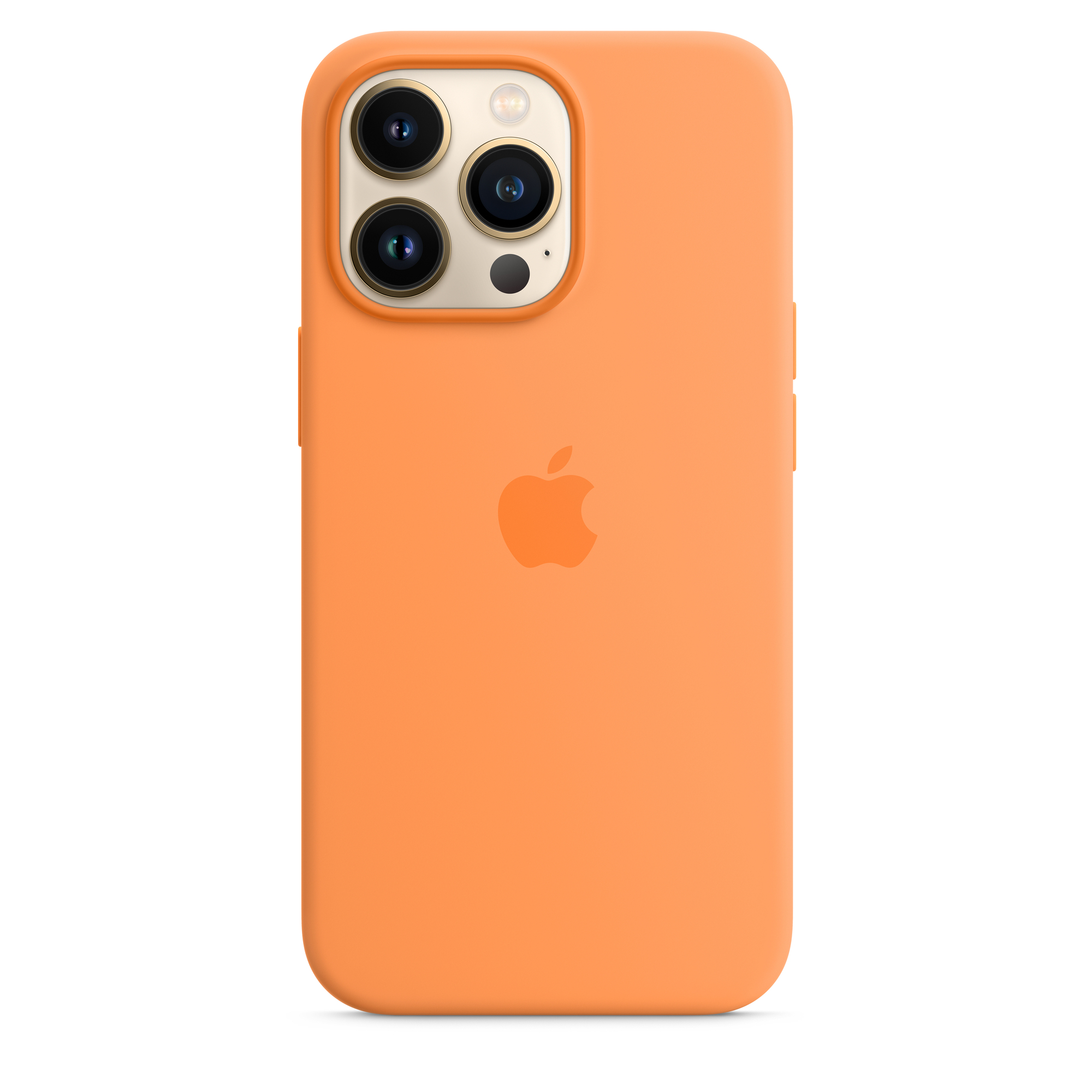 Apple iPhone 13 Pro Coque Silicone MagSafe Marigold - vue 3
