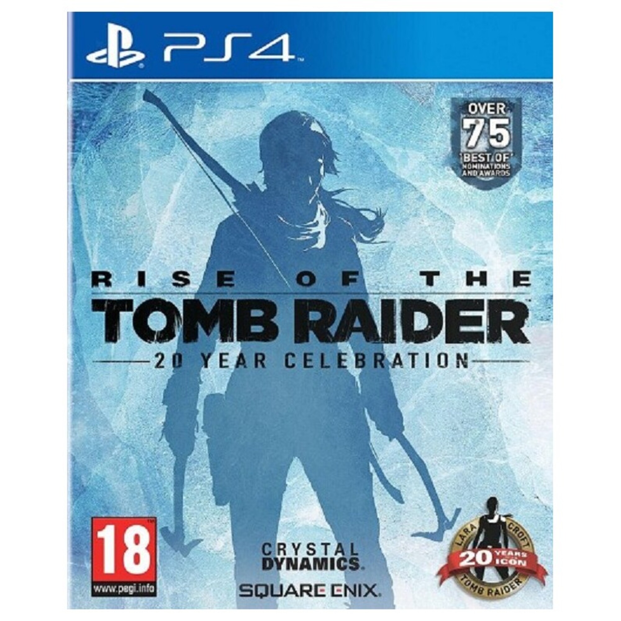 Square Enix Rise of the Tomb Raider - 20 Year Celebration Edition Premier jour Allemand, Anglais, Chinois simplifié, Coréen, Espagnol, Français, Italien, Japonais, Néerlandais, Polonais, Portugais, Russe PlayStation 4 - Neuf