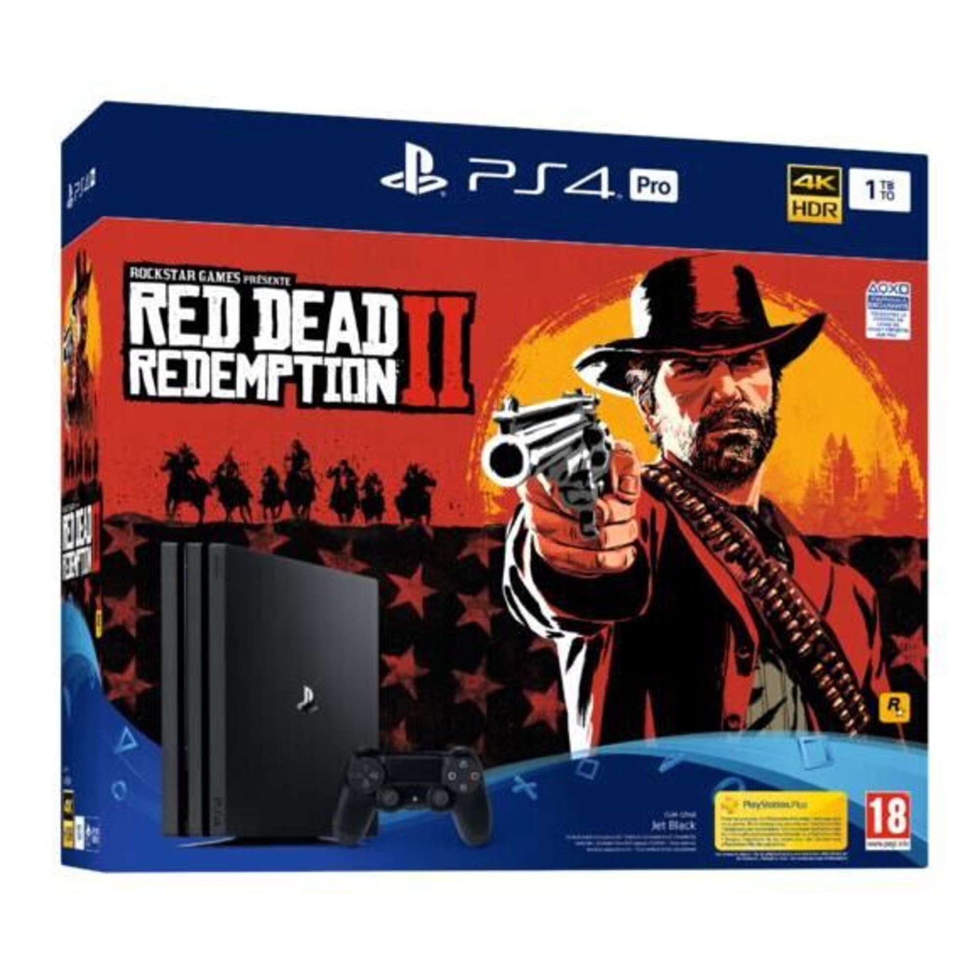 PS4 PRO + Red Dead Redemption II - Bon état