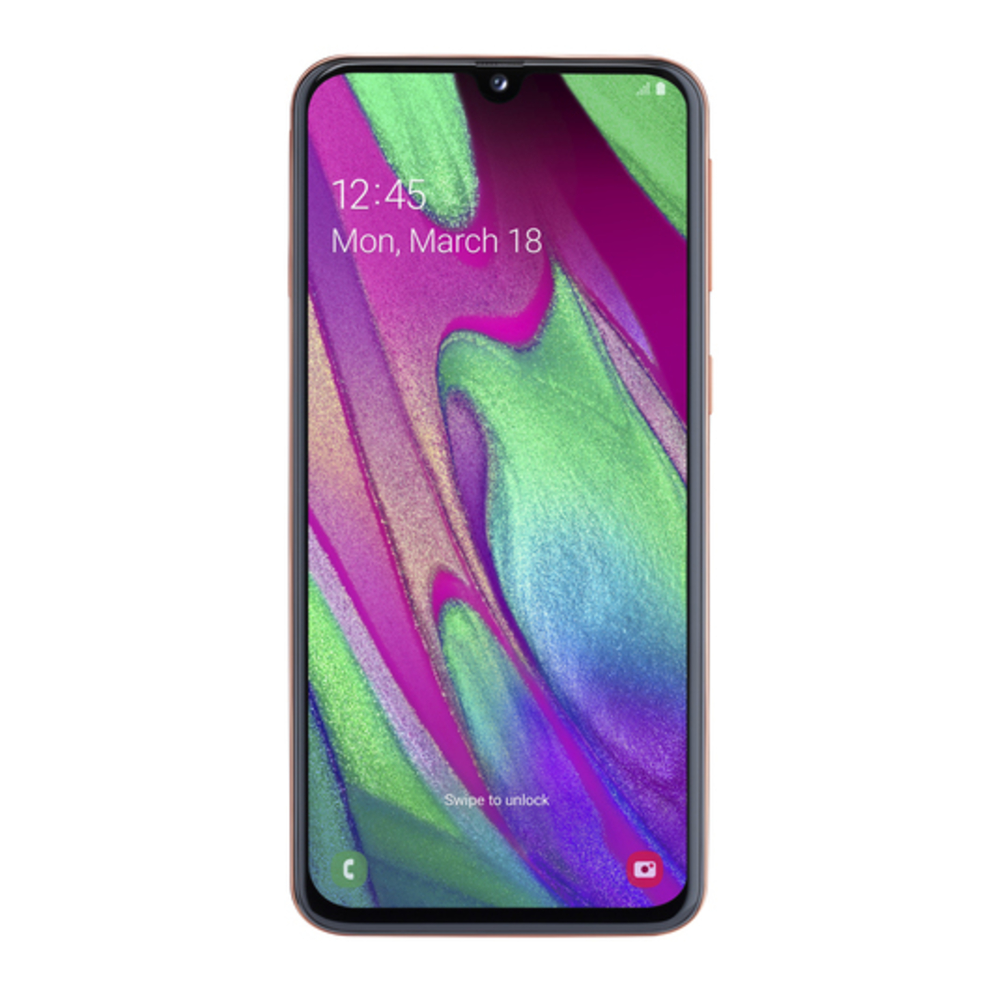 Galaxy A40 (2019) 64 Go, Corail, débloqué - Bon état