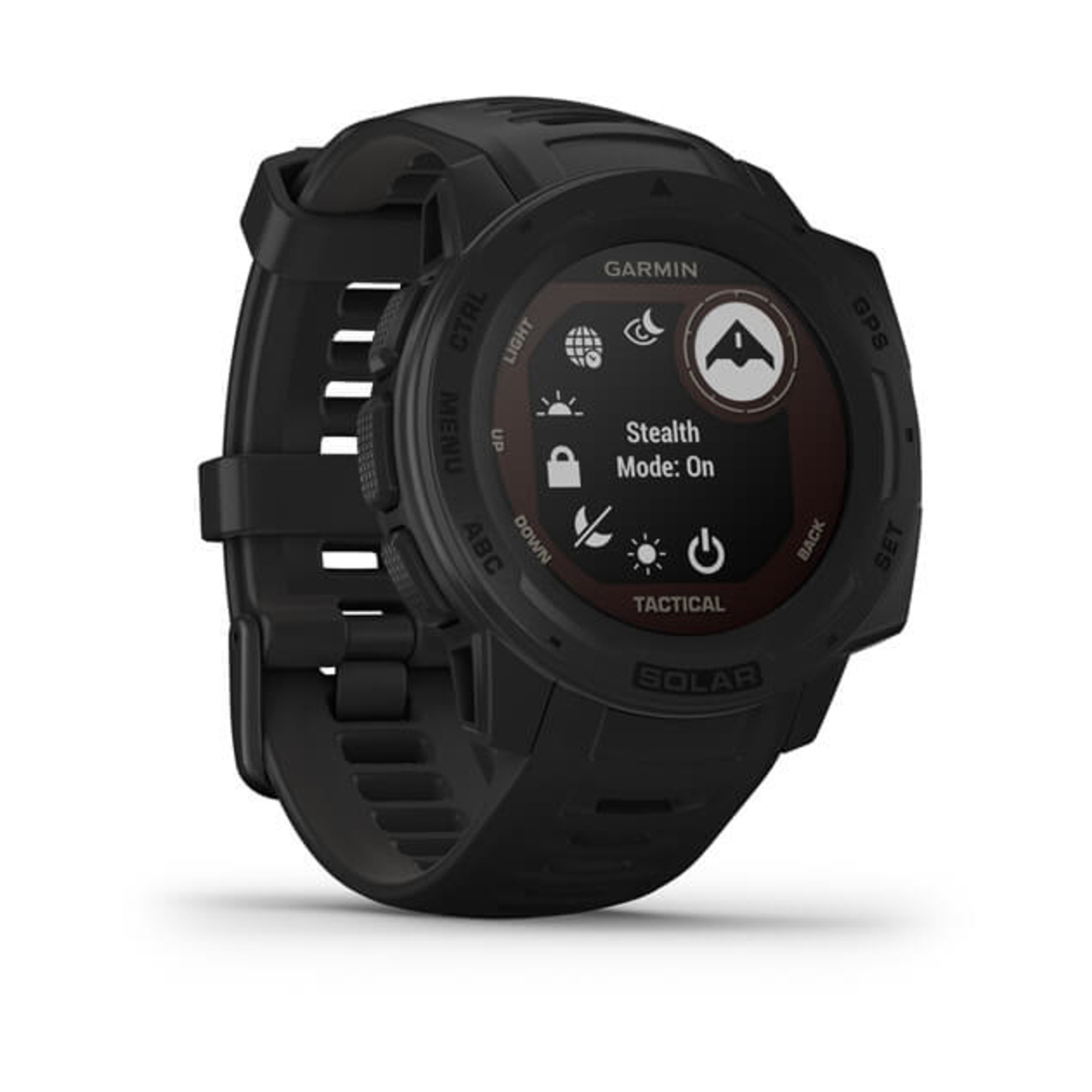 Garmin Instinct Solar Tactical Edition Montre Sport Avec Bracelet Silicone Taille Du Poignet : 132 224 Mm Monochrome Bluetooth Ant+ 53 G - vue 4