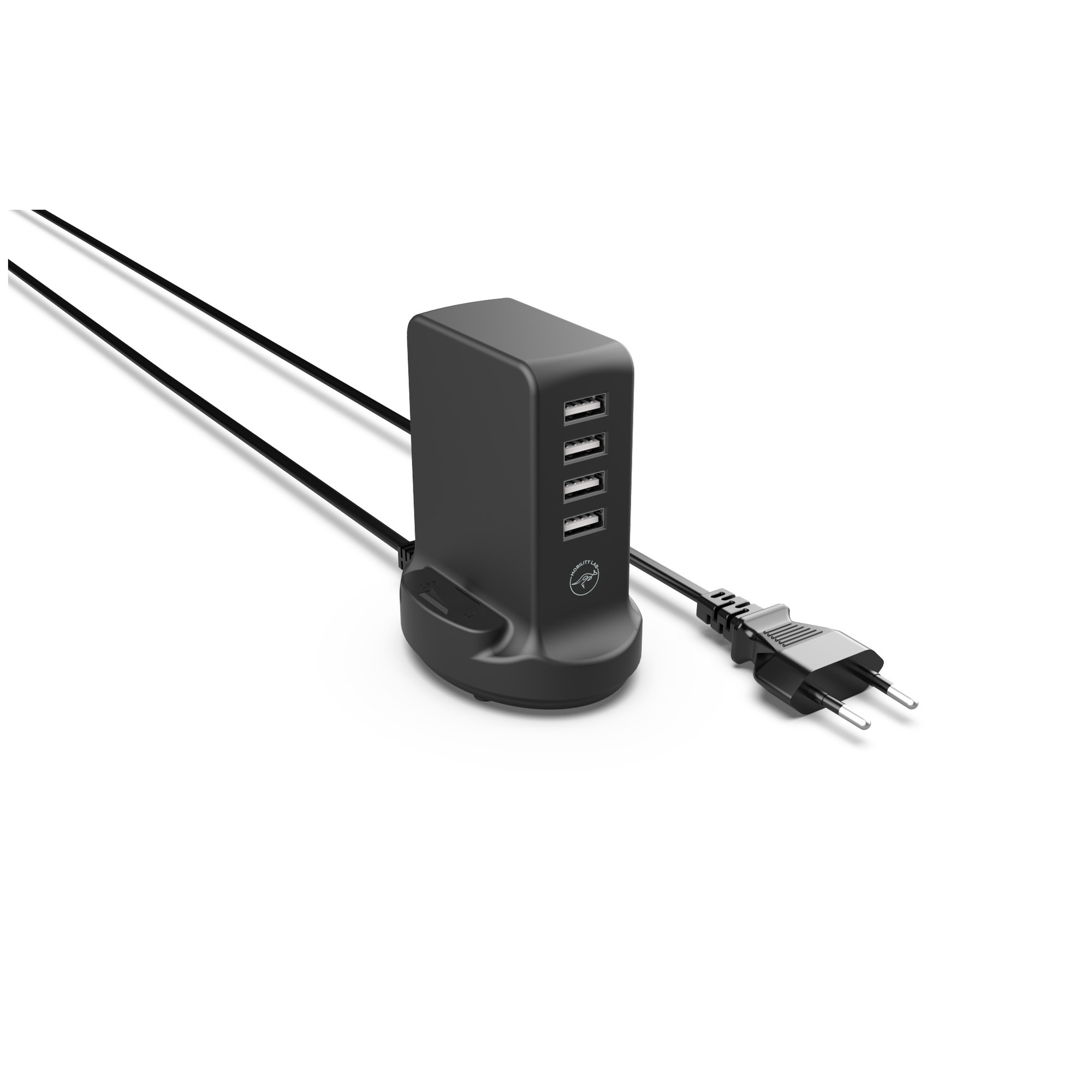 MOBILITY LAB - Hub Chargeur 4 Ports USB avec Rallonge - Neuf