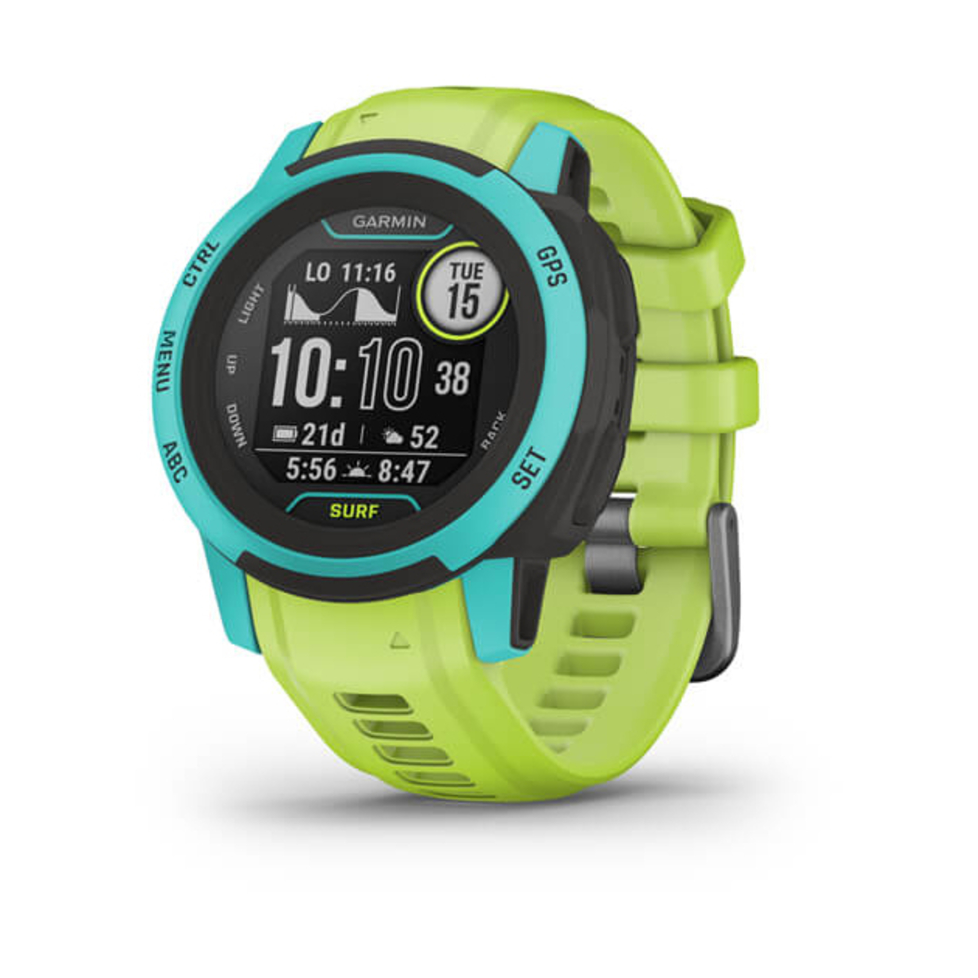 Instinct 2S Surf Edition 2,01 (0.79 ) Mip 40 Mm Verde Gps (Satélite) - nuevo