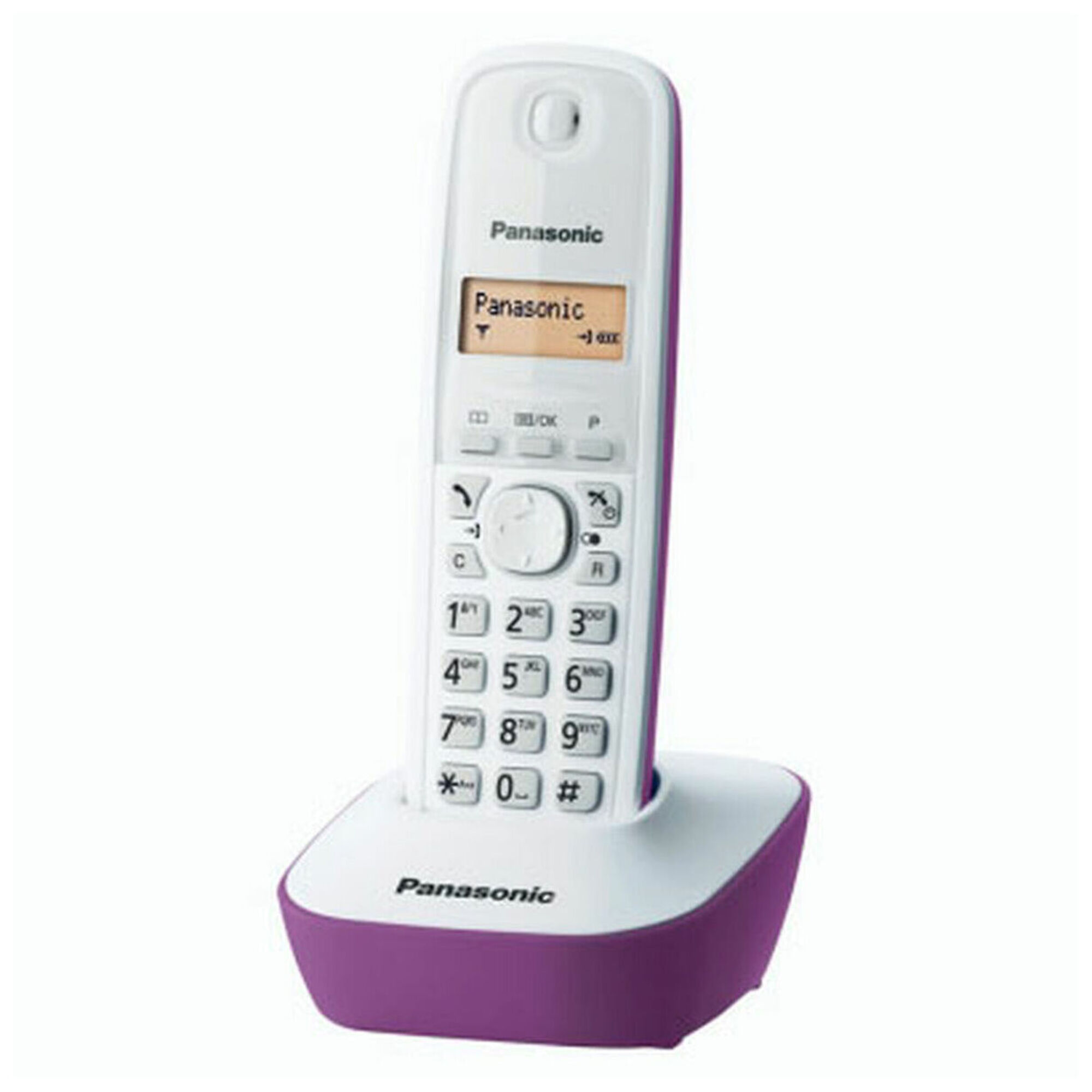 Panasonic KX TG1611FRF Téléphone Sans Fil Base & Combiné ID de lAppelant LCD Répertoire Mémoire Rappel Réveil RÉPONDEUR - vue 5