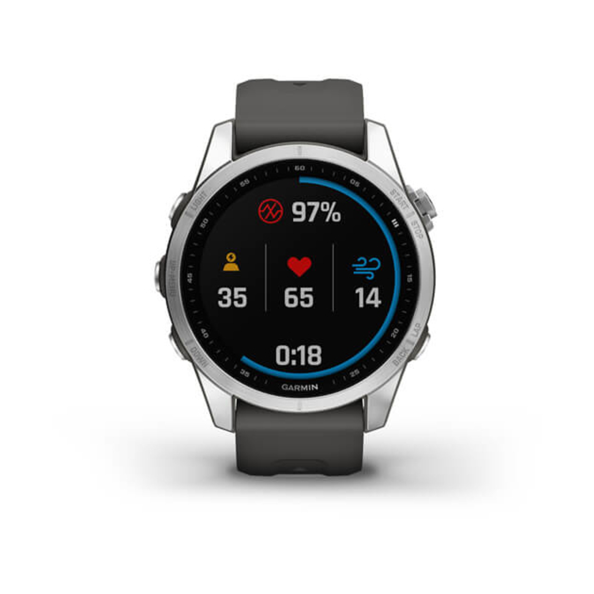 Garmin Fenix 7S Montres GPS Multisports connectée Haute Performance avec Bracelet Boitier 42 mm - vue 4