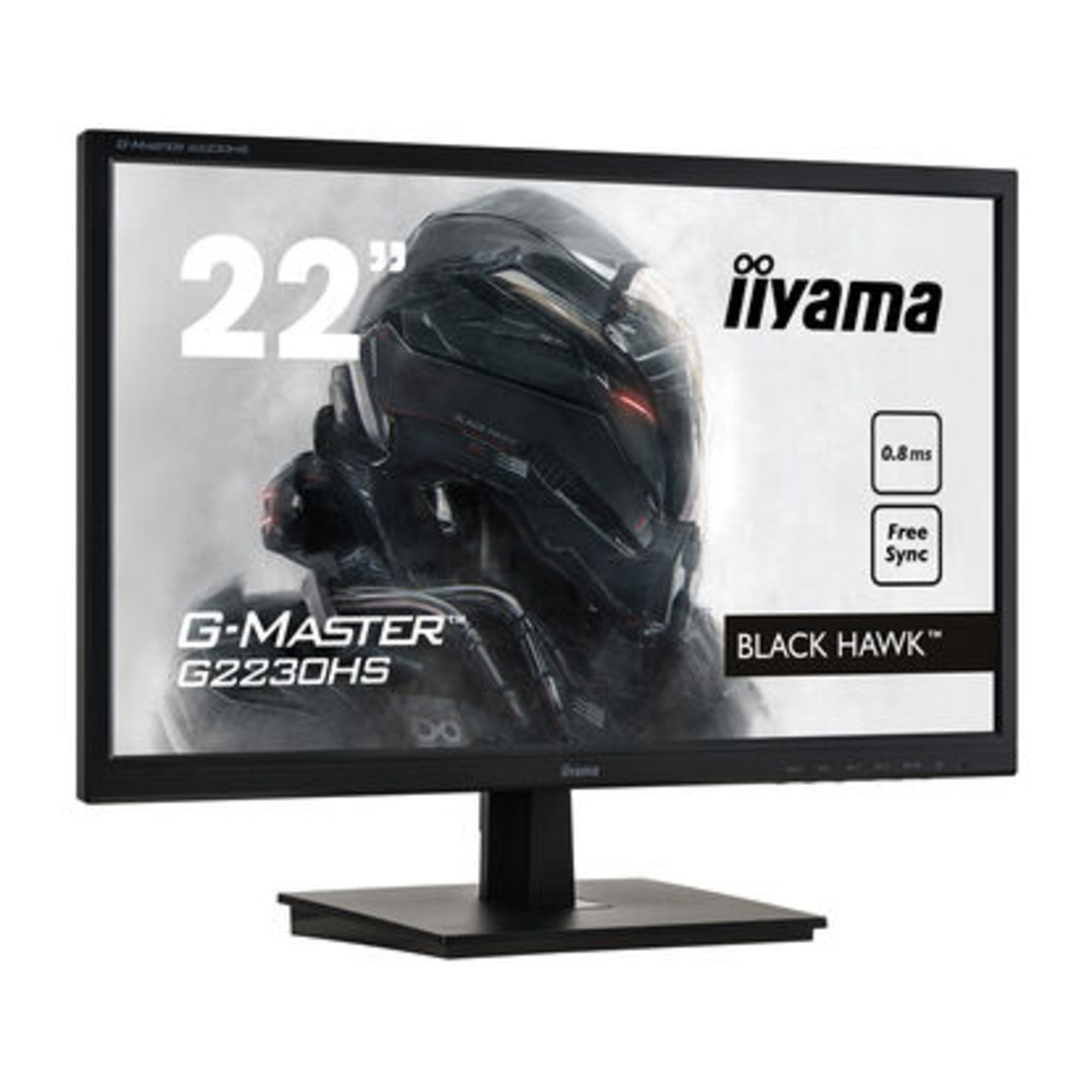 iiyama G MASTER G2230HS B1 LED display 54 6 cm 21.5 1920 x 1080 pixels Full HD LCD Neuf - vue 3