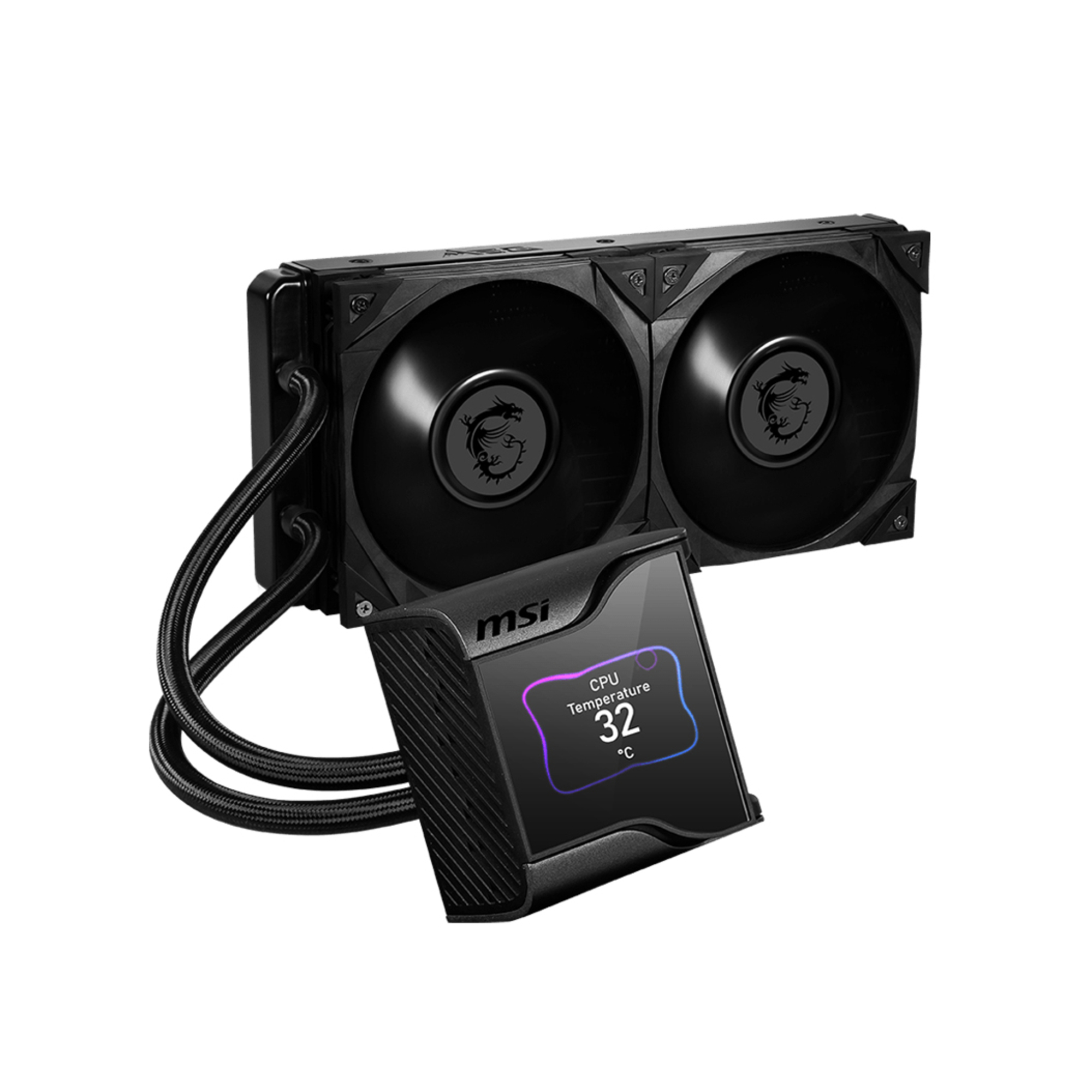 MSI MEG CORELIQUID S280 système de refroidissement d'ordinateur Processeur Refroidisseur de liquide tout-en-un Noir - Neuf