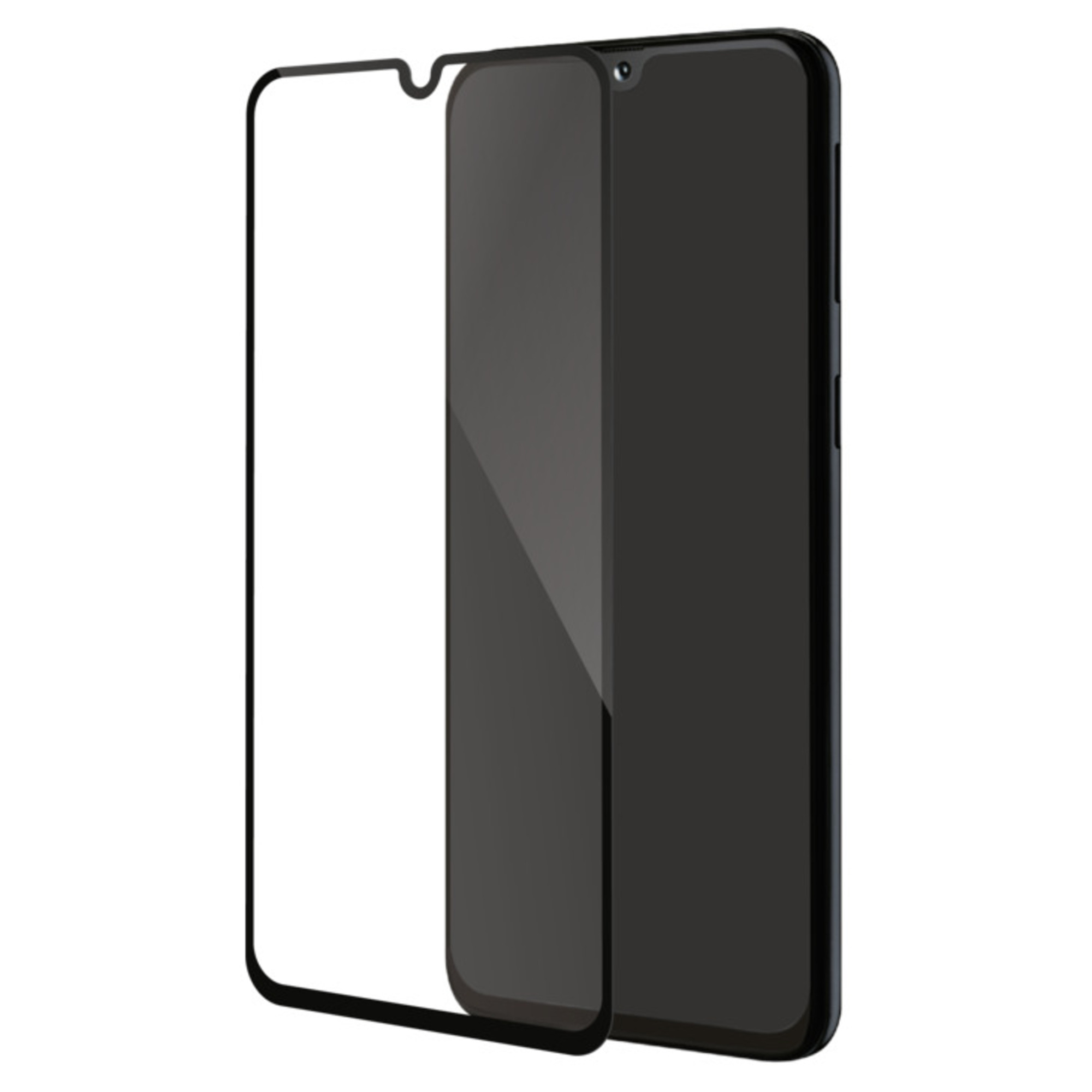 Protection d'écran en verre trempé (100% de surface couverte) pour Samsung Galaxy A40 2019, Noir - Neuf
