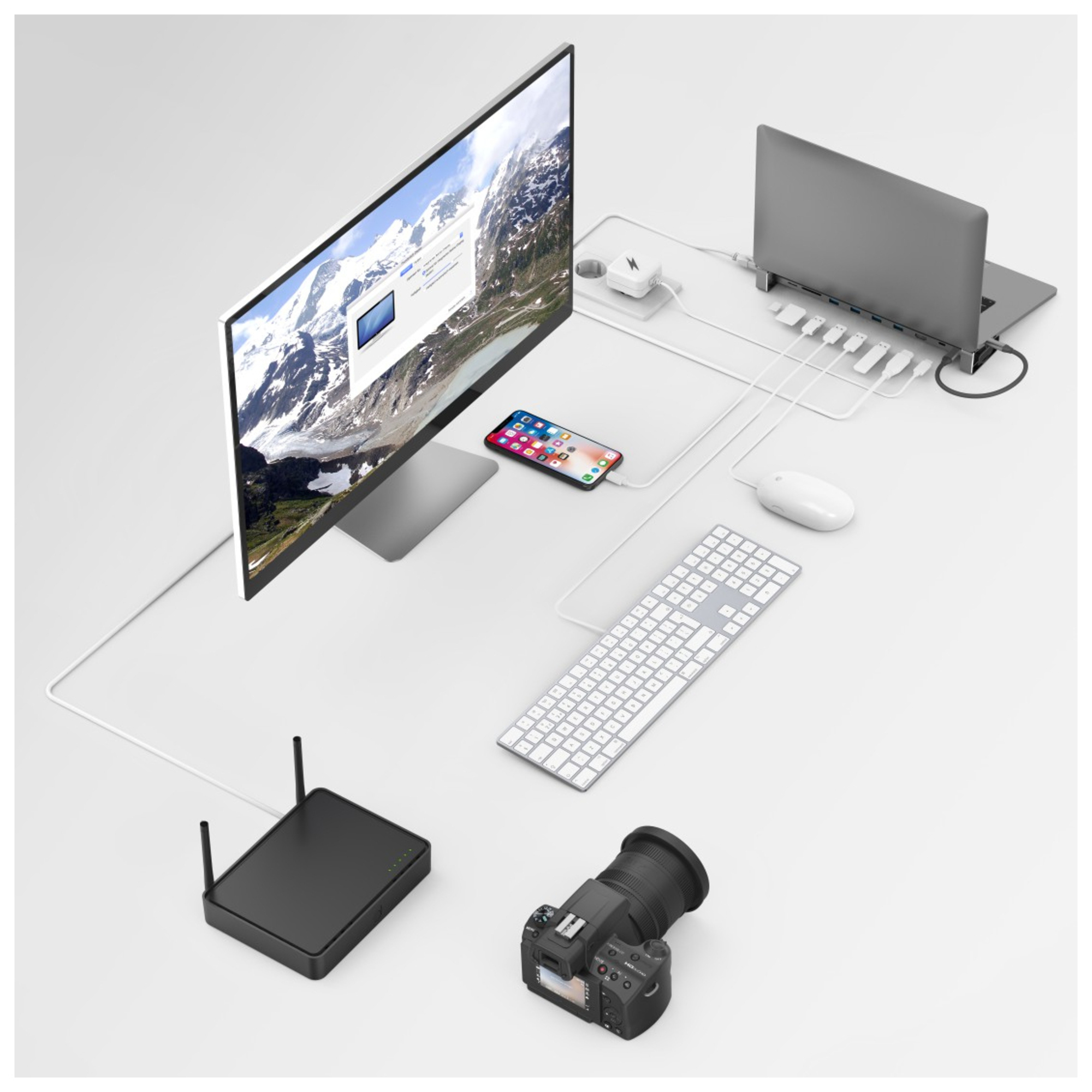 Hama 00200103 station d'accueil USB 3.2 Gen 1 3.1 Gen 1 Type C Neuf - vue 3