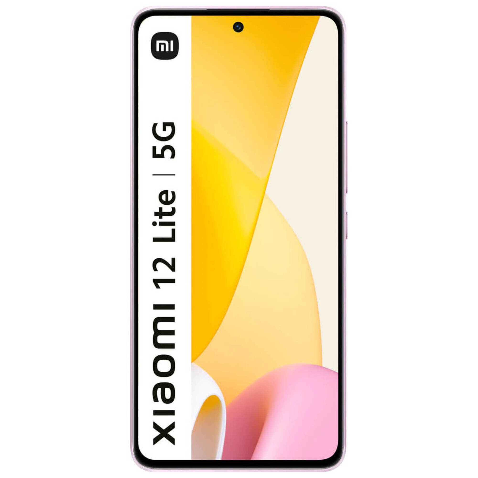 Xiaomi 12 Lite (5G) 256 Go, Rose (Lite Pink), Débloqué - Neuf