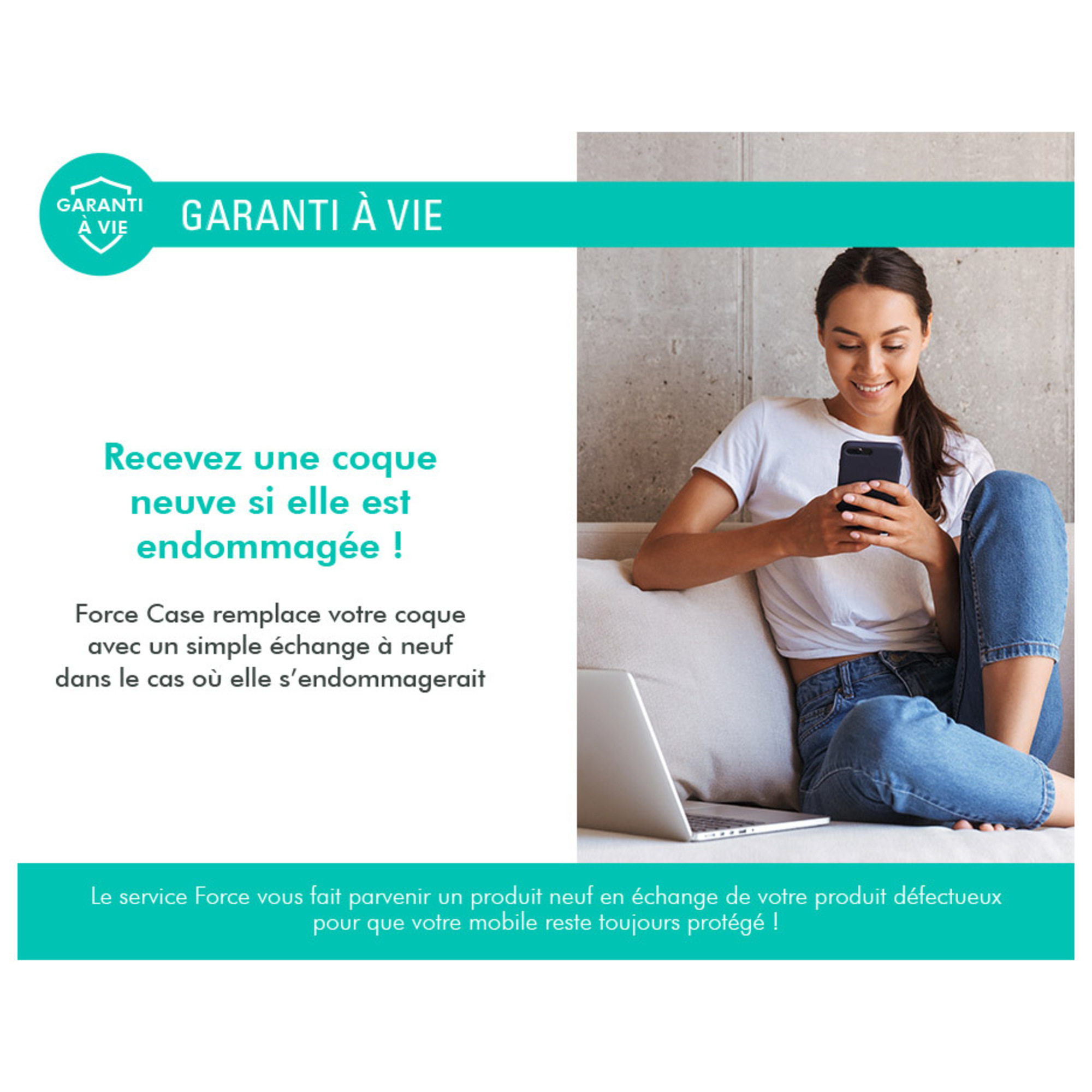 Coque renforcée Forcecase pour Honor 90 Smart - vue 5