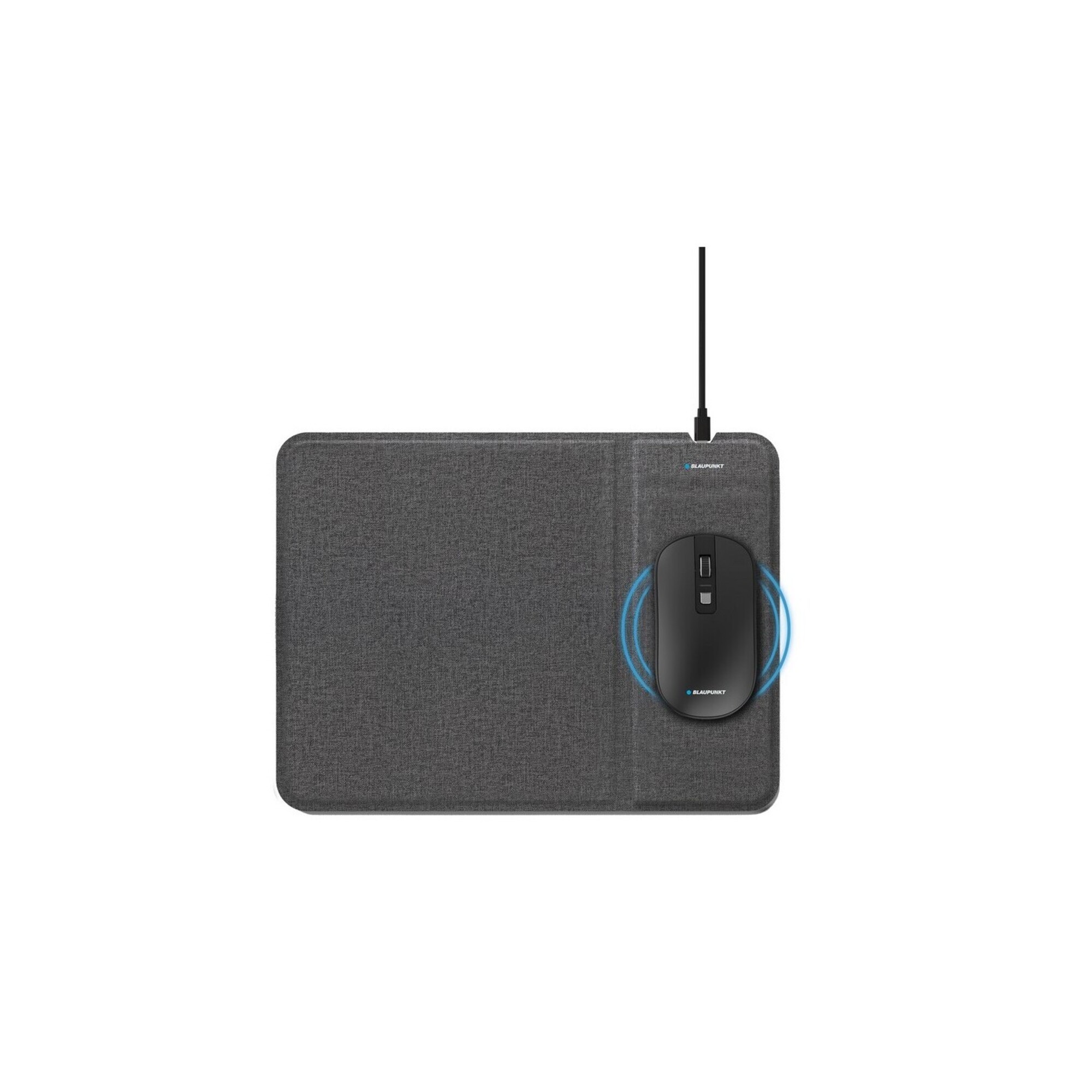 Pack ordinateur souris sans fil et tapis de souris connect&eacute; - - BLP1740-133 - Noir
