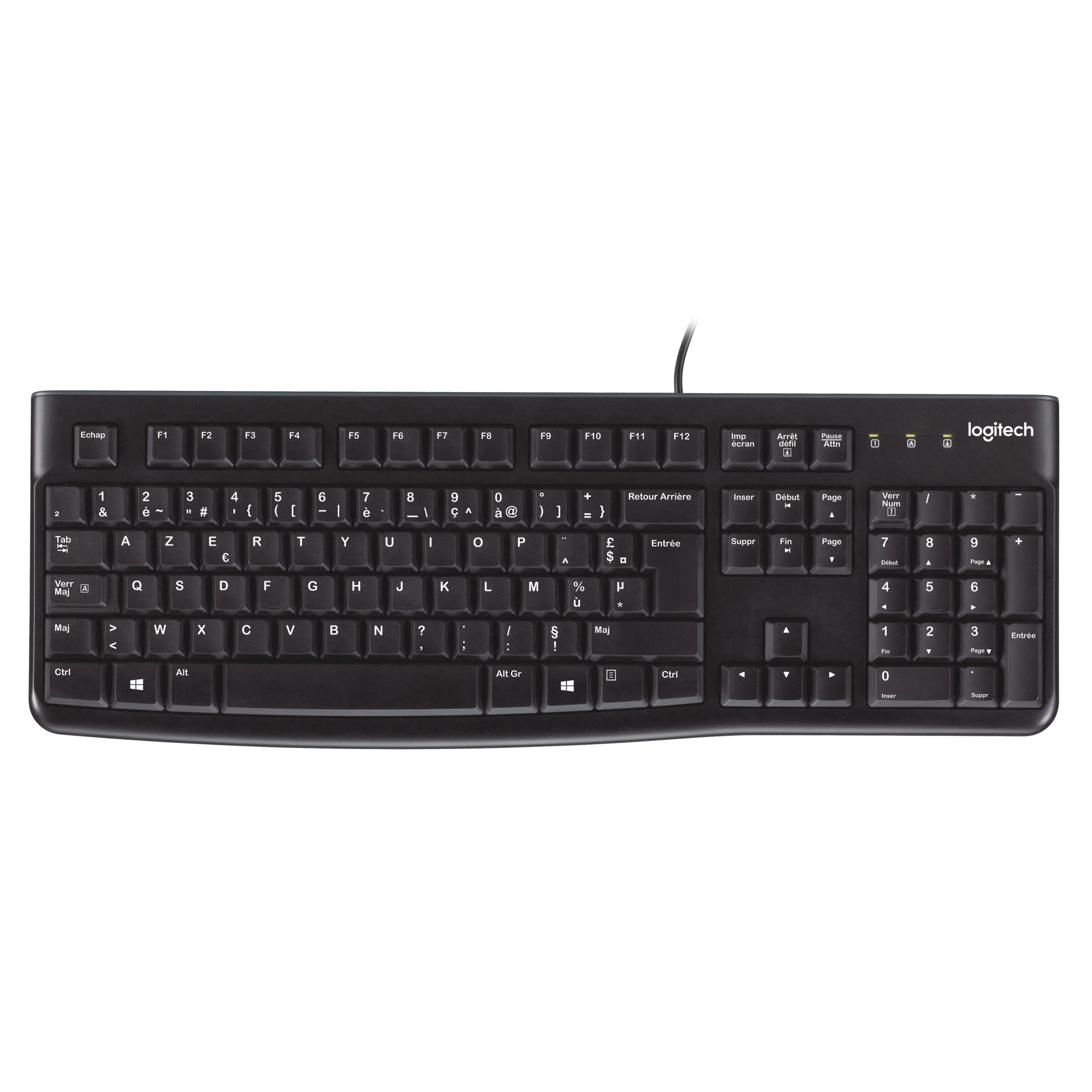 Logitech Keyboard K120 for Business clavier Universel USB AZERTY Français Noir - Neuf
