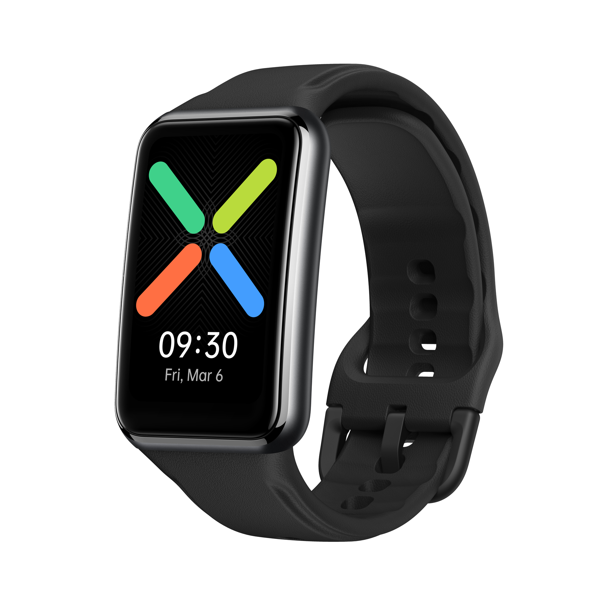OPPO Watch Free 4,17 cm (1.64 ) AMOLED 46 mm Numérique 280 x 456 pixels Écran tactile Noir - Neuf