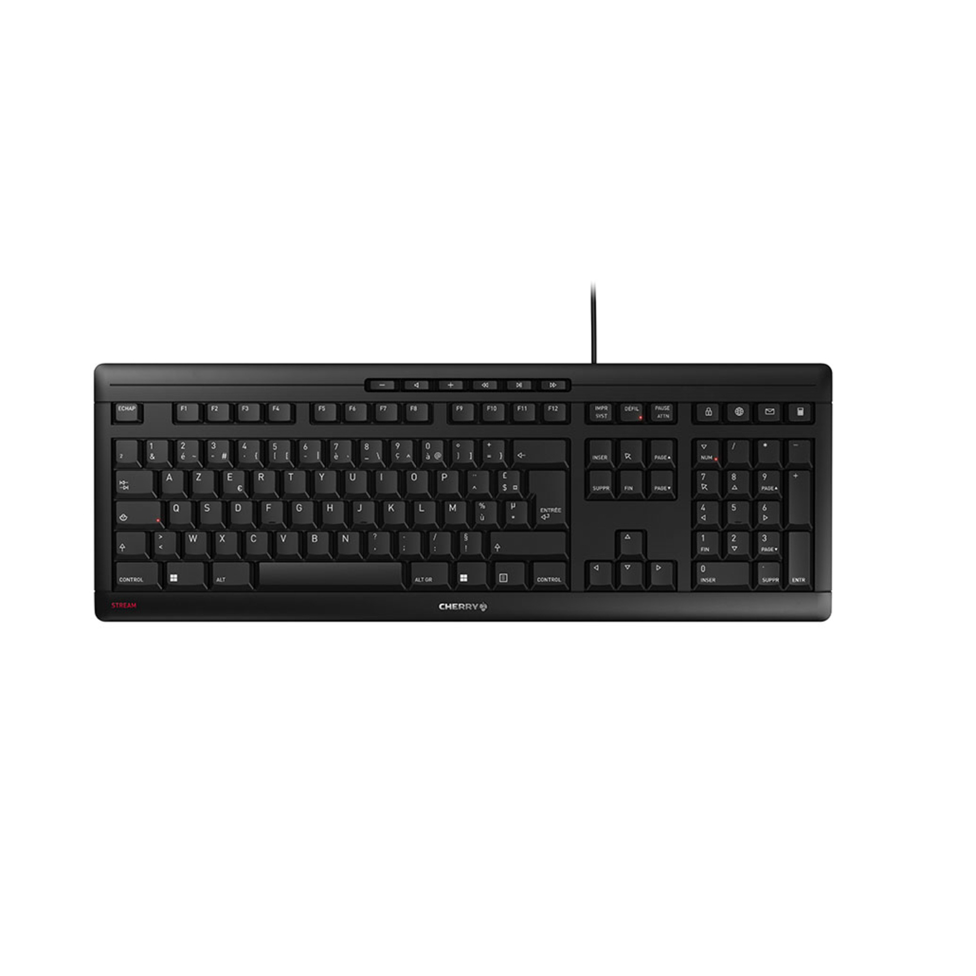 CHERRY STREAM clavier Bureau USB QWERTZ Allemand Neuf