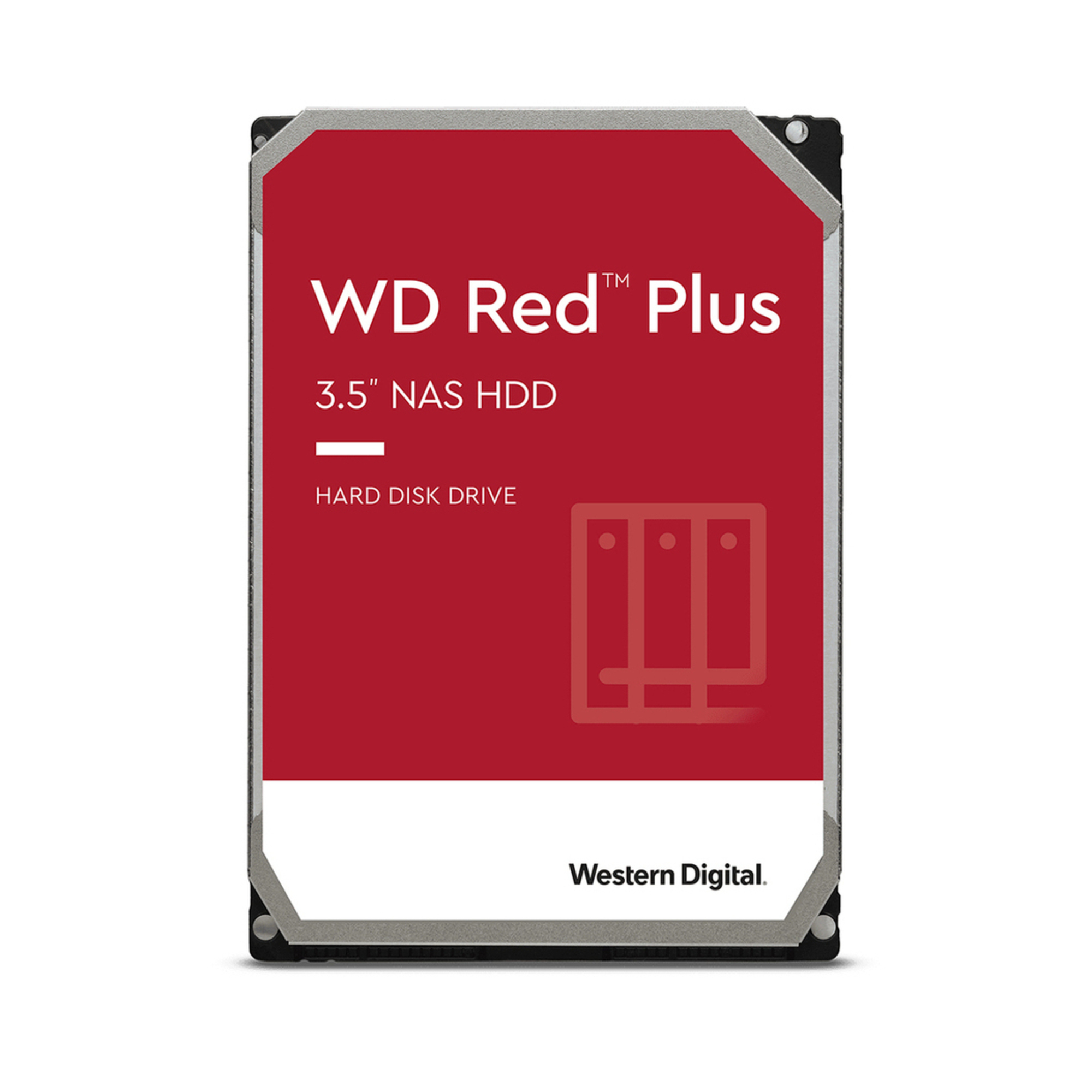 Western Digital WD Red Plus disque dur 3 To 5400 tr/min 3.5  Série ATA III - Neuf