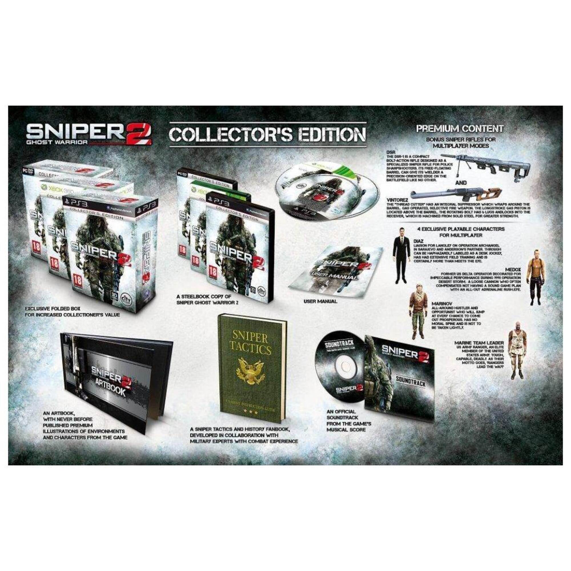 Sniper : Ghost Warrior 2 - édition Collector PC - Neuf