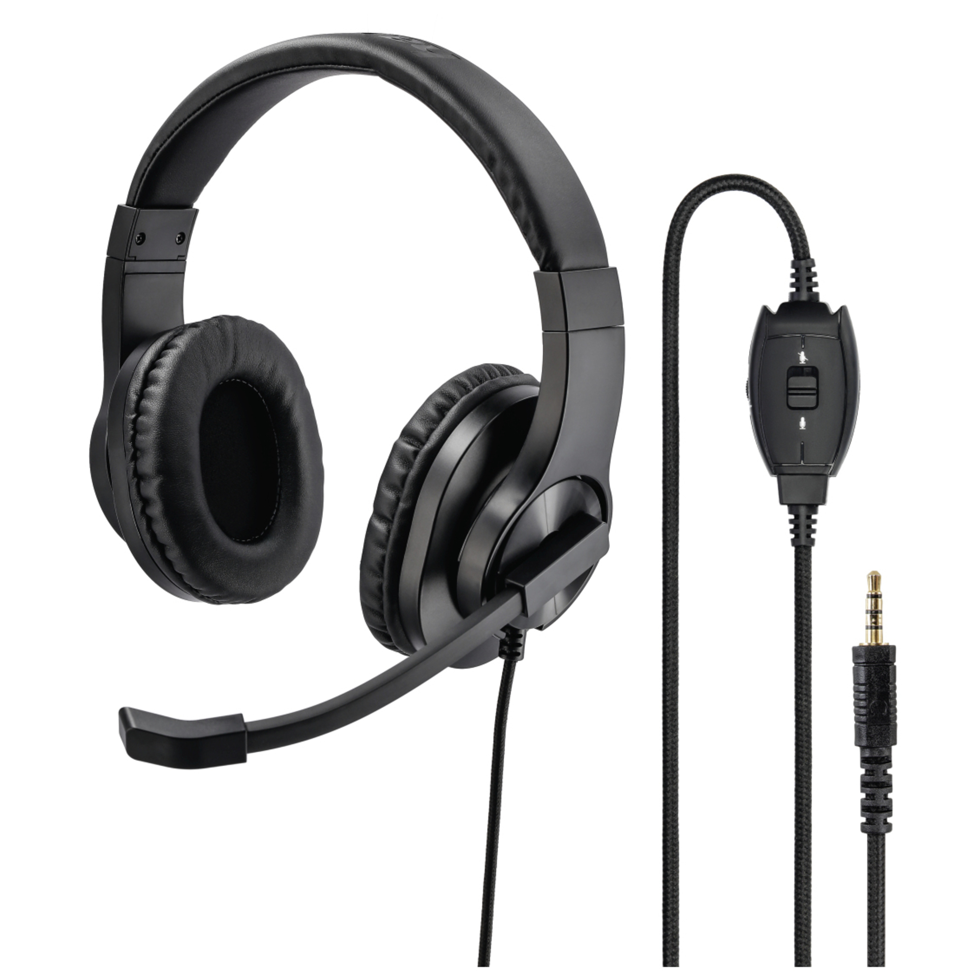 Hama HS-P350 Casque Avec fil Arceau Jouer Noir