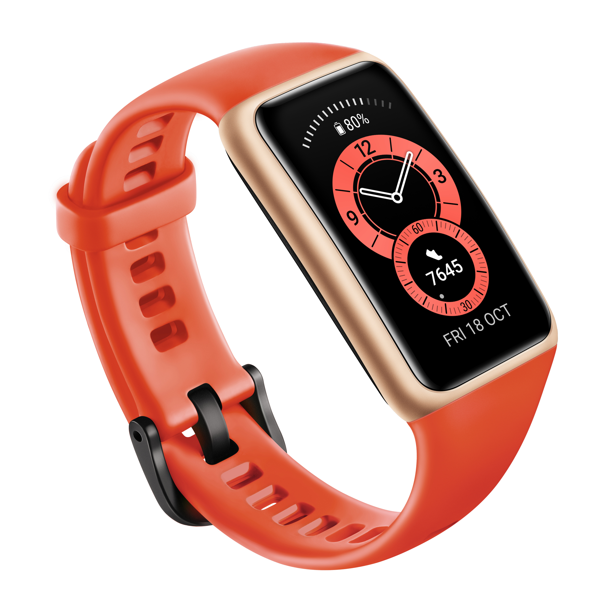 Huawei Band 6 AMOLED Bracelet connecté 3,73 cm (1.47 ) Rouge - Neuf