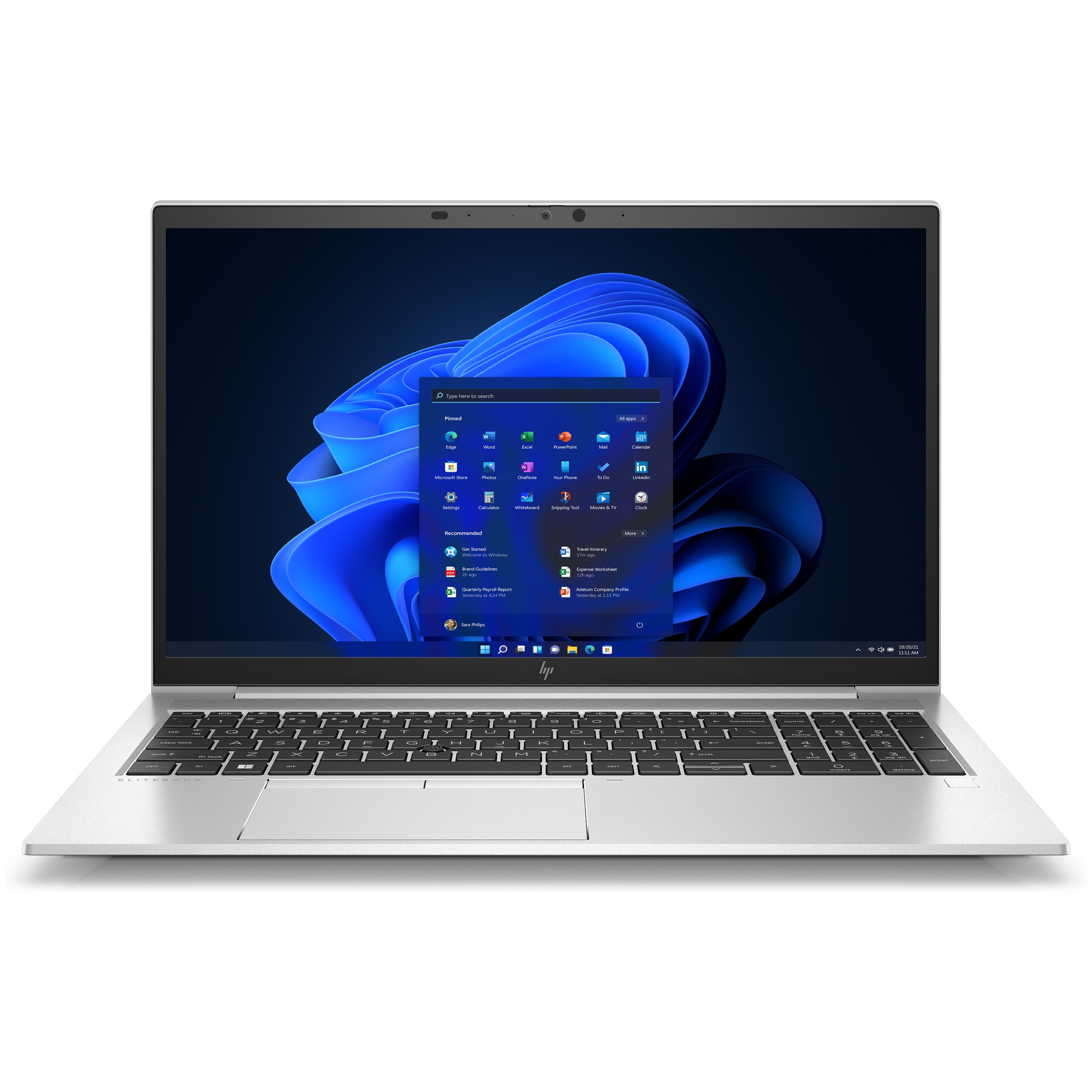 HP Elitebook 850 G8 - Core i7 1165G7 - Win 10 Pro 64 Bits - 16 Go Ram - 512 Go SSD Nvme - 15.6" Ips HP Sureview 1920 X 1080 (Full Hd) @ 60 Hz - Iris Xe Graphics - Bluetooth, Wi-Fi 6 - 4G - Clavier : Français