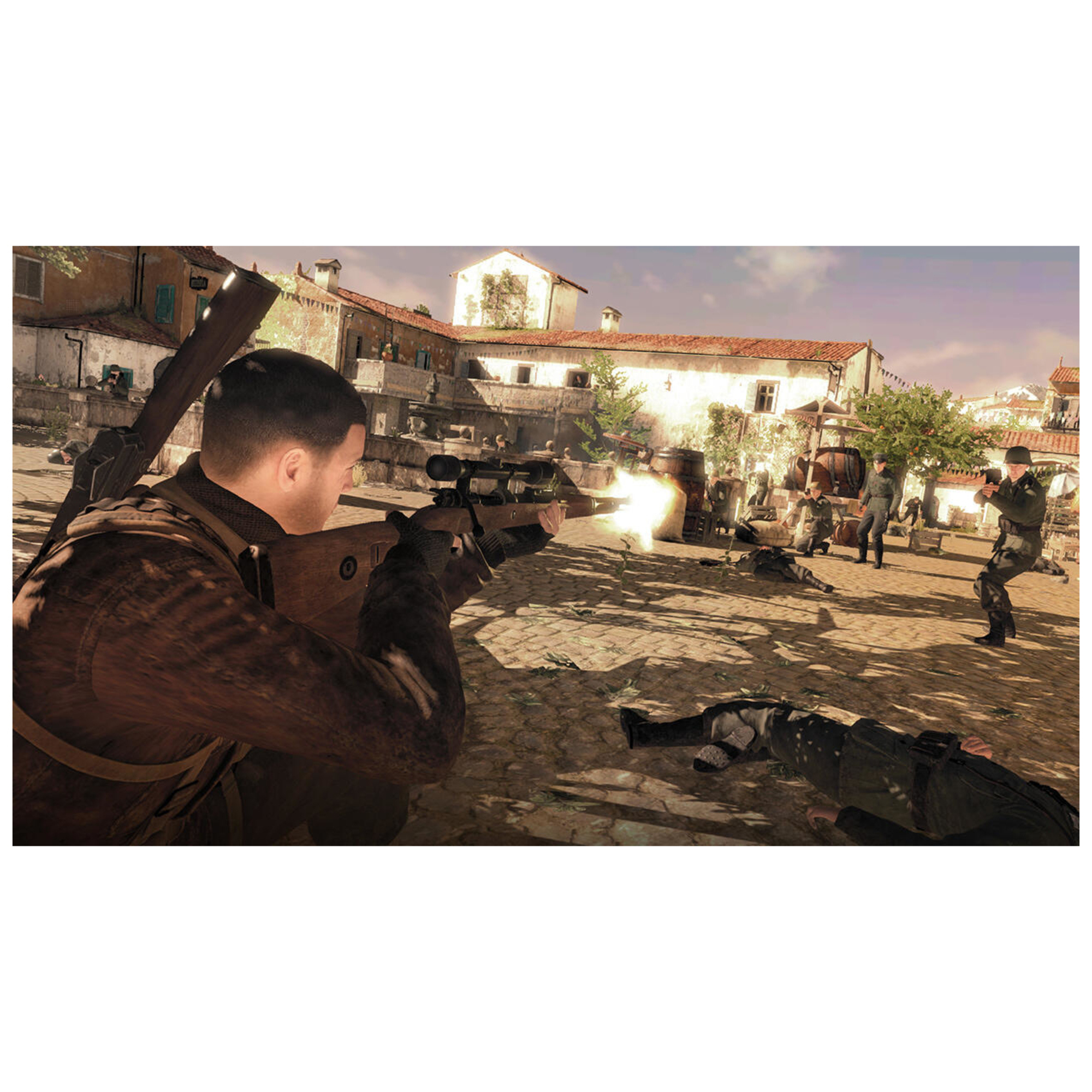 Rebellion Sniper Elite 4 : Italia Standard Allemand, Anglais, Espagnol, Français, Italien, Japonais, Polonais, Portugais, Russe, Tchèque Nintendo Switch - Neuf