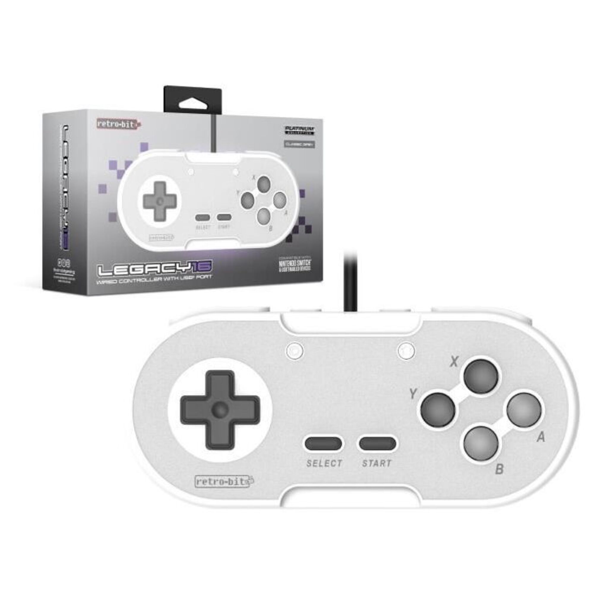 Manette USB RetroBit Legacy 16 Switch PC Steam Raspberry Pi - vue 6