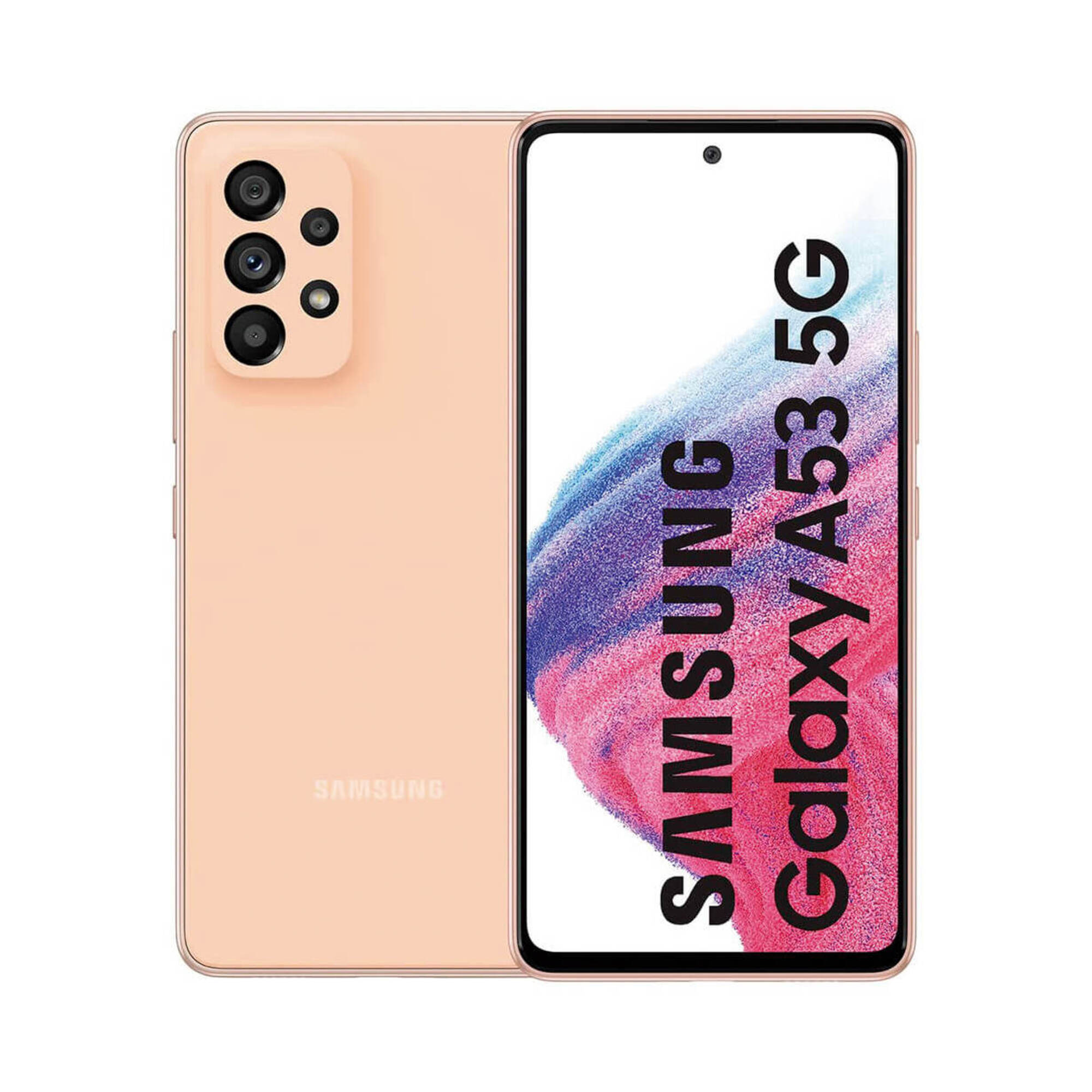 Galaxy A53 (5G) 256 Go, Pêche, débloqué - Très bon état Très bon état - Samsung reconditionné disponible sur Pixmania