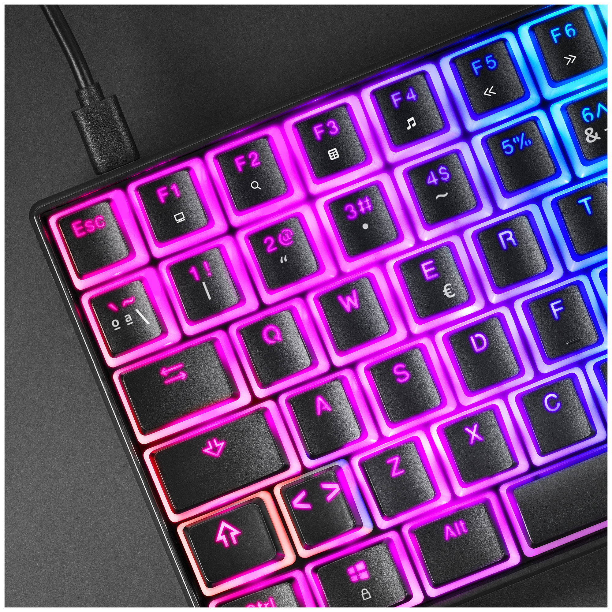 Mars Gaming MKULTRA clavier Jouer USB AZERTY Français Neuf - vue 3