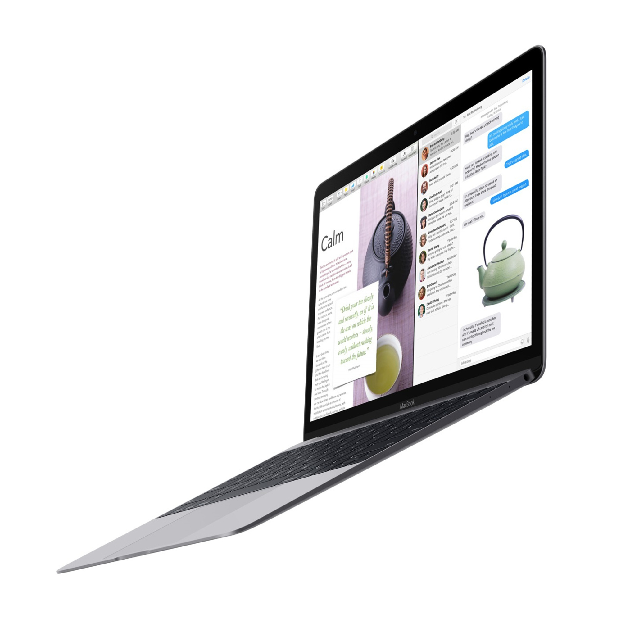 MacBook Core i7 2017 12' 1.4 GHz 8 Go Intel HD Graphics 615 QWERTY Portugais Bon état - vue 3