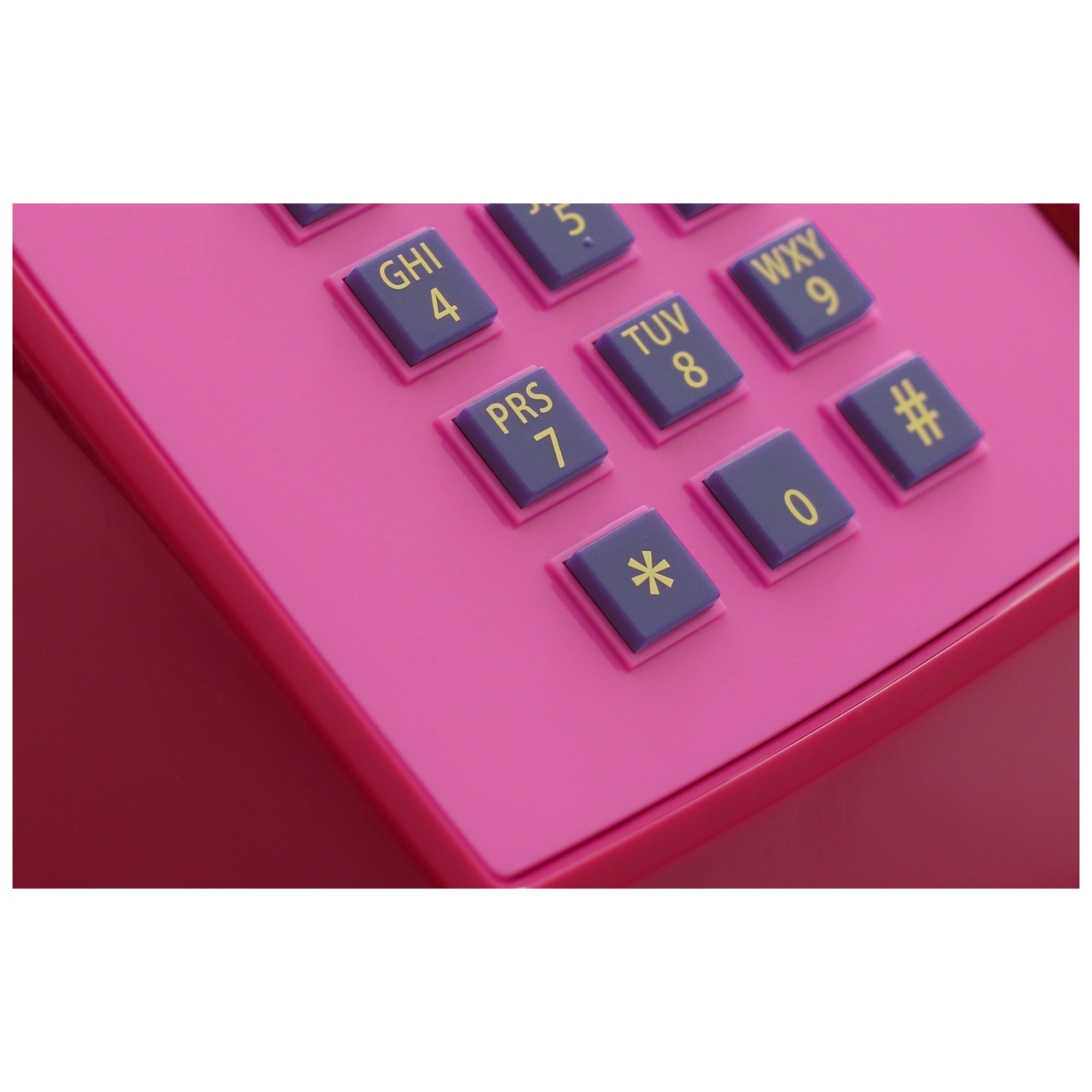 OPIS PushMeFon Cable : Téléphone rétro a touches avec sonnerie en métal Neuf - vue 6