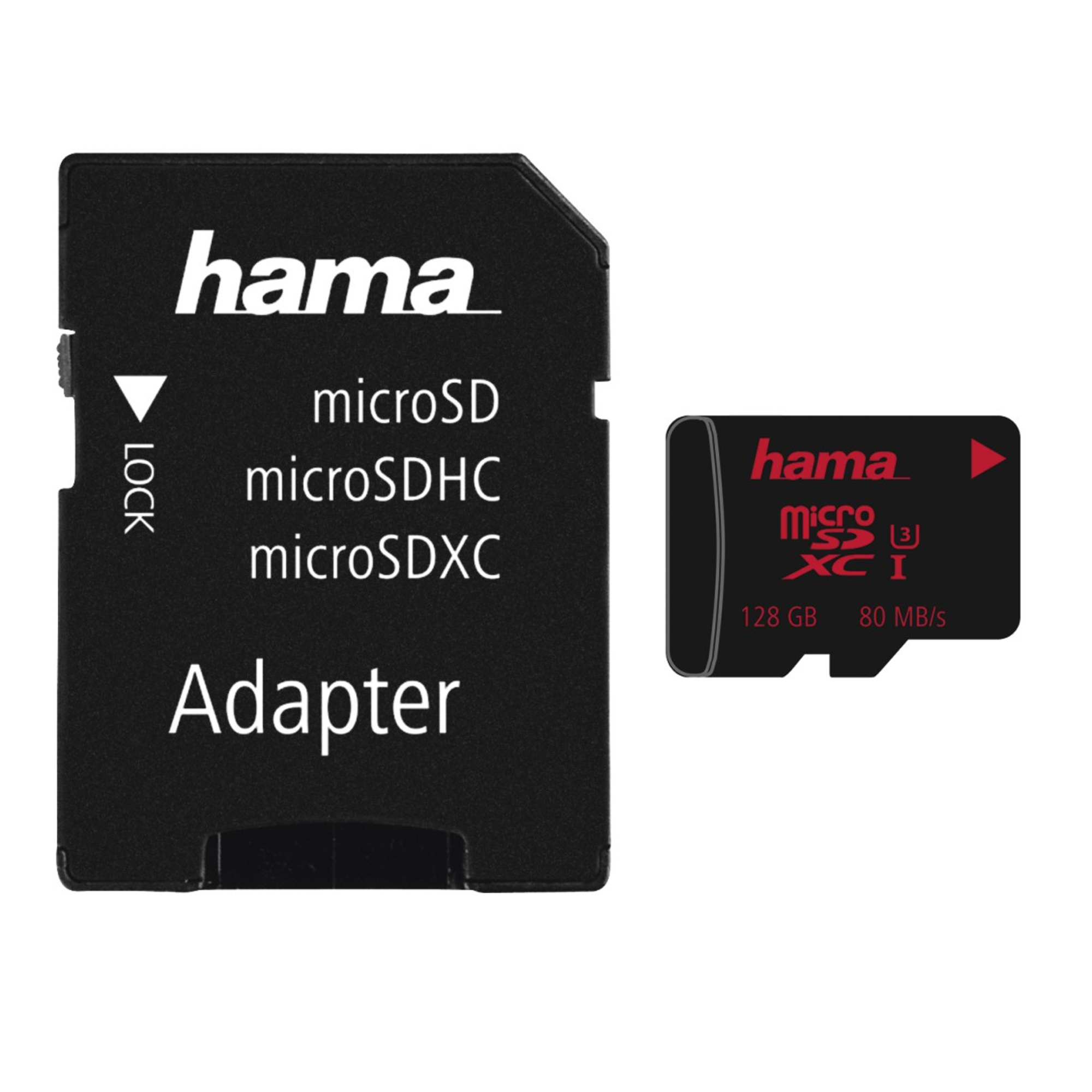microSDXC UHS Speed C3 UHS I 80Mo/ + adaptateurphoto - vue 2