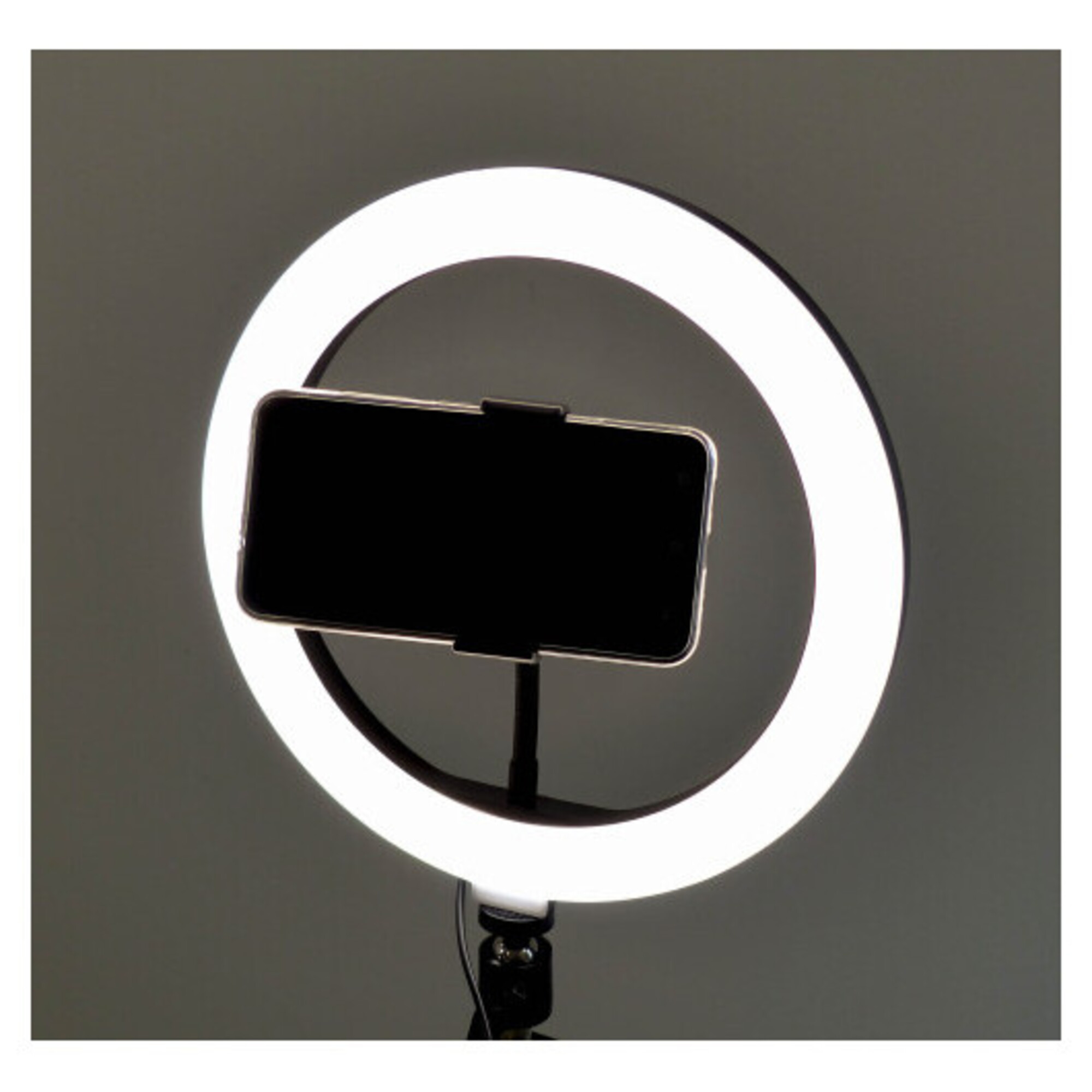 Anneau LED Selfie avec support téléphone et mini-trépied - Neuf