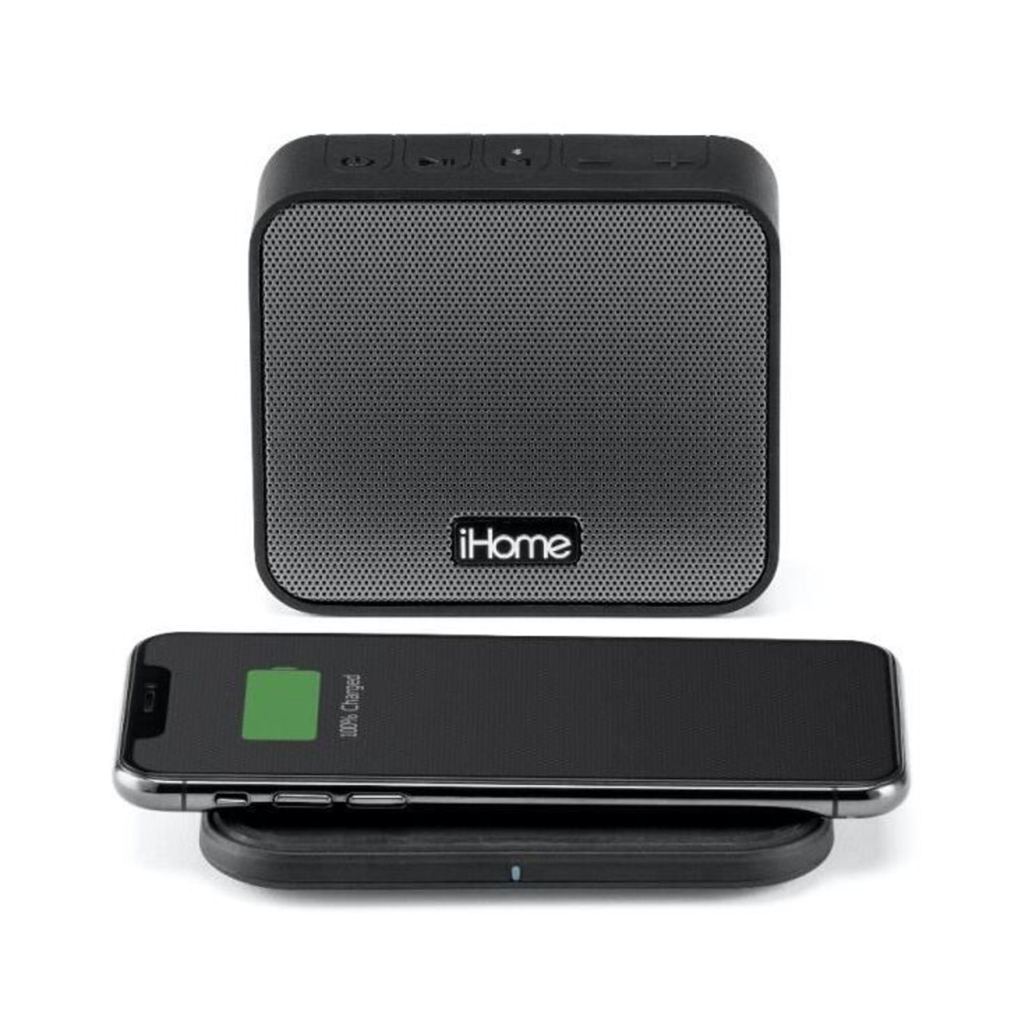 IHOME IBTW88 Enceinte Bluetooth avec chargeur a induction Waterproof 6h d'autonomie Neuf