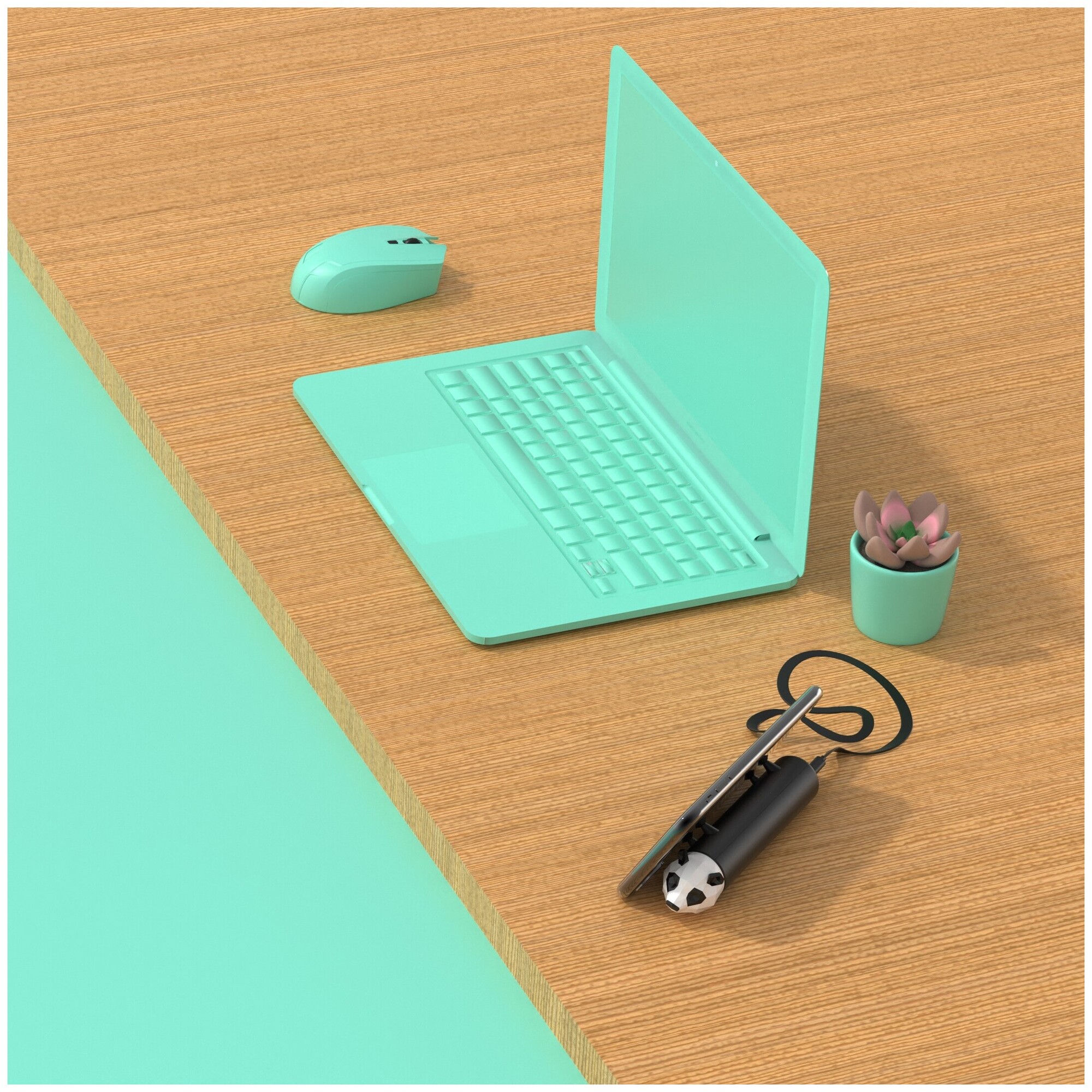 Power Pets powerbanks 4800 mAh Panda - vue 4