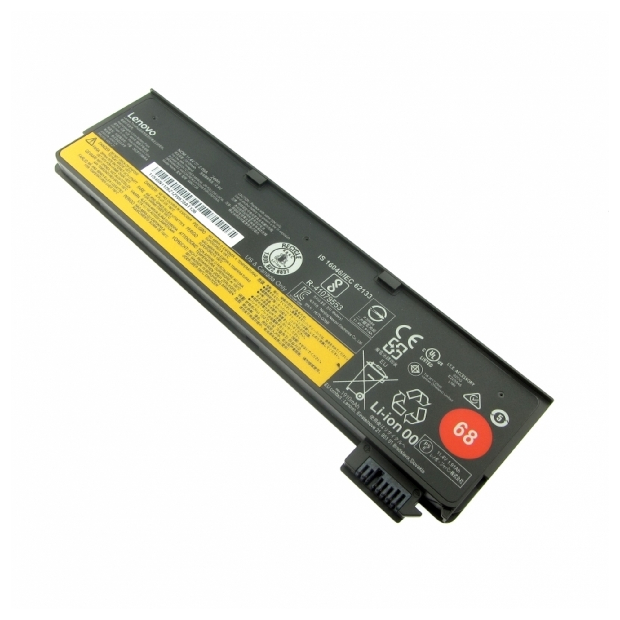 original Battery 68 LiIon, 11.4V, 2090mAh for LENOVO ThinkPad T450s (20BX) - Neuf