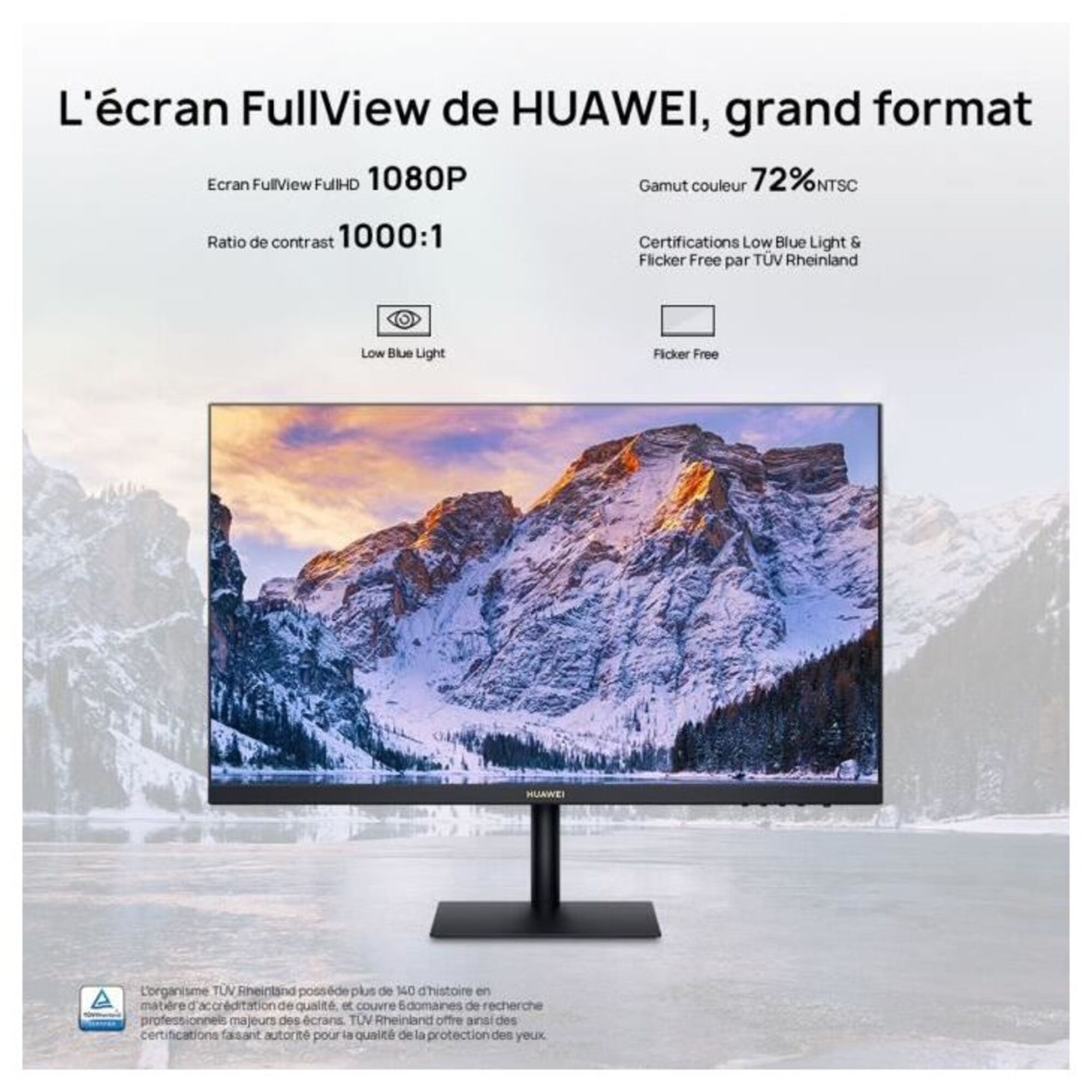 Huawei AD80HW 60,5 cm (23.8 ) 1920 x 1080 pixels Full HD Noir - Neuf