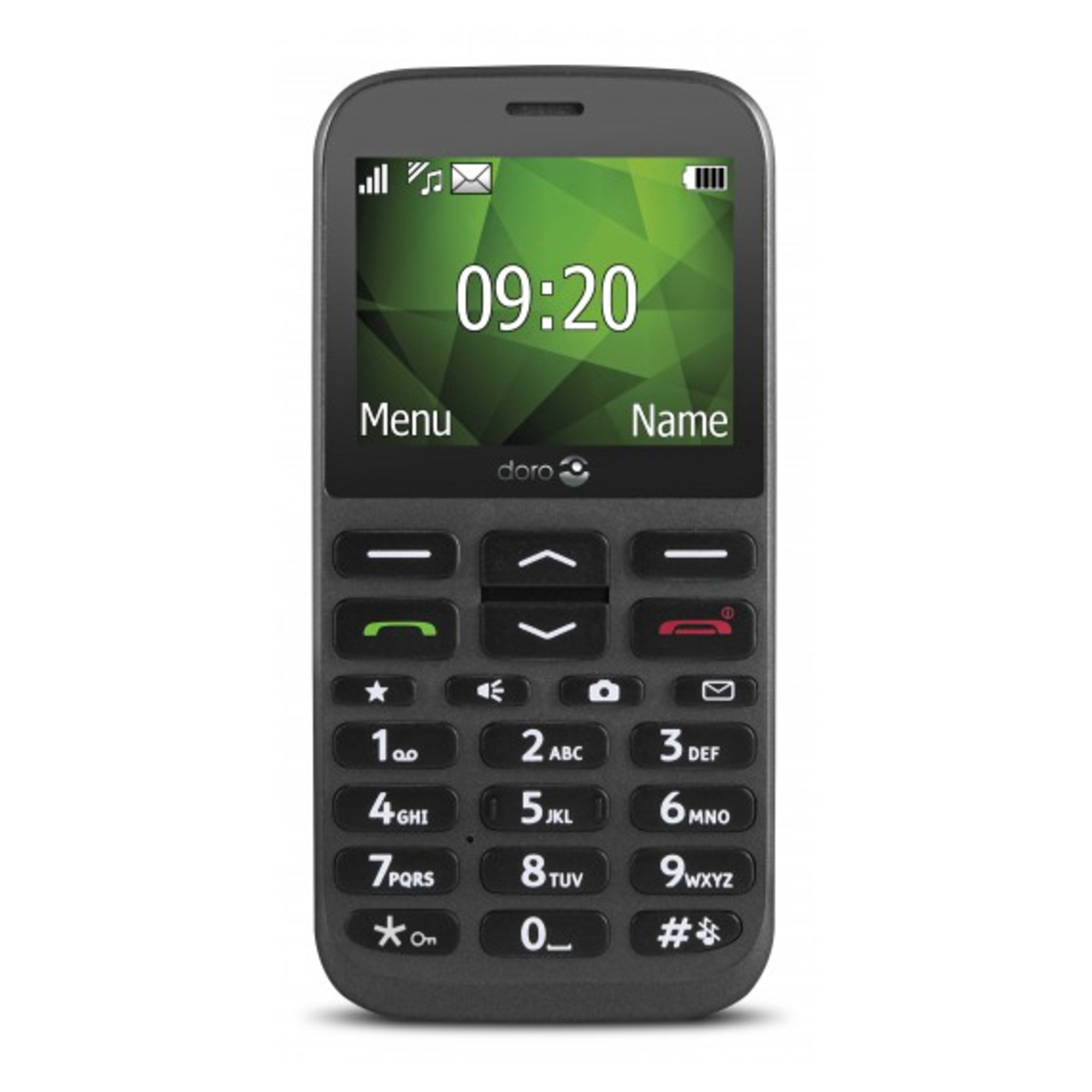 Doro 1370 - Téléphone De Service - Ram 8 Mo / Internal Memory 16 Mo - Microsd Slot - Écran LCD - 240 X 320 Pixels - Rear Camera 3 Mp - Noir