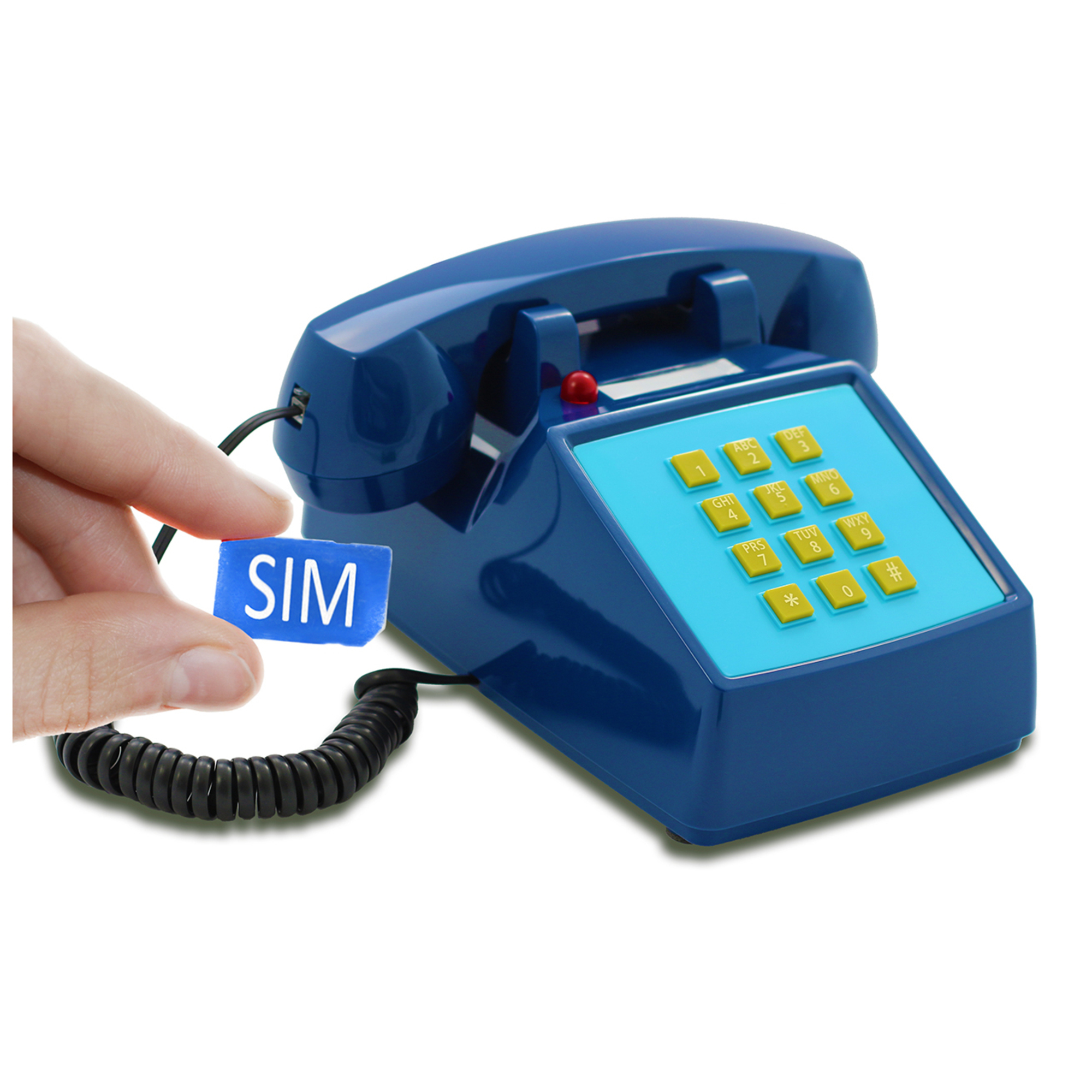 OPIS PUSHMEFON MOBILE: téléphone GSM 2G de bureau avec clavier classique Neuf