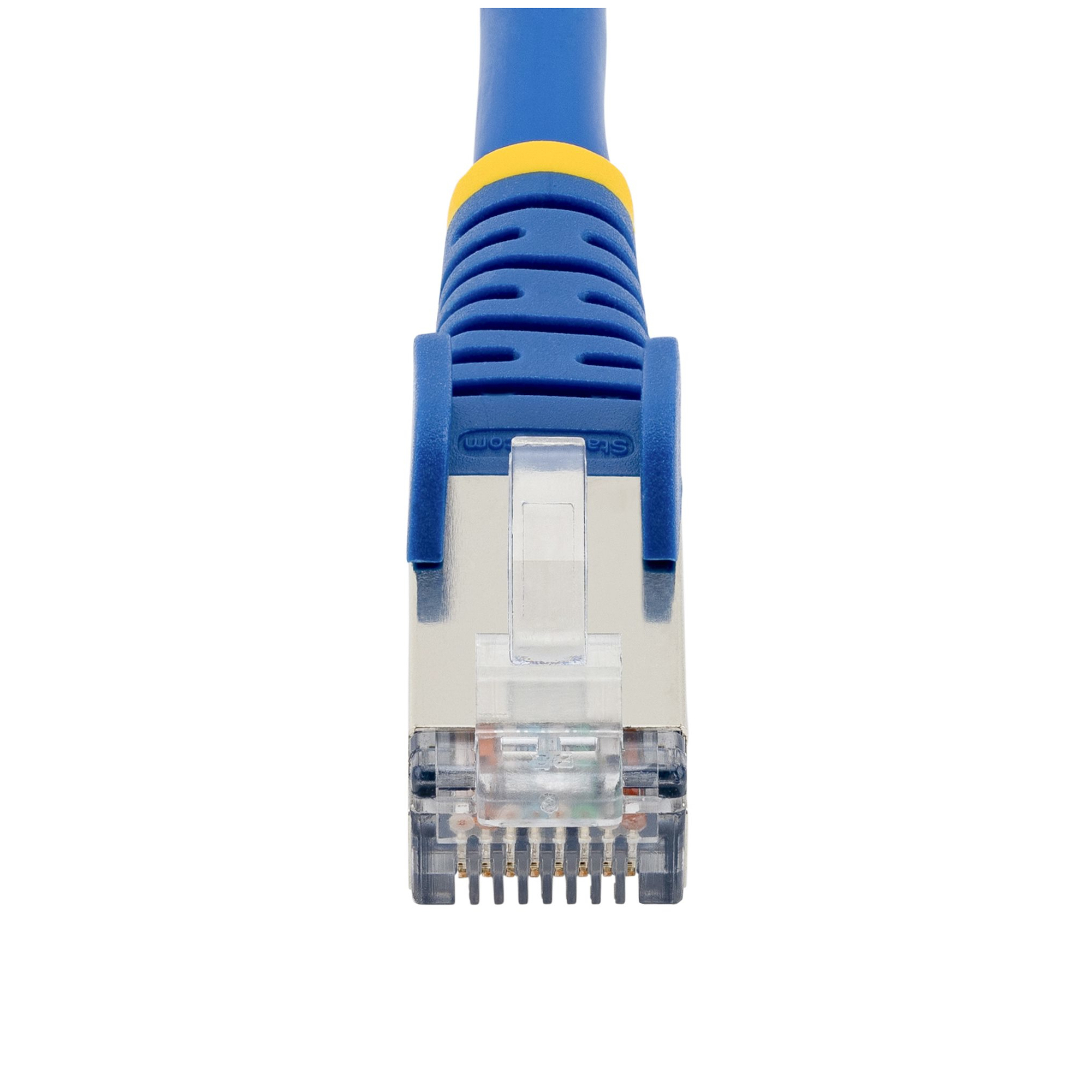 StarTech.com Câble Ethernet CAT6a 7 5m Low Smoke Zero Halogen LSZH 10 Gigabit 500MHz PoE RJ45 /FTP Cordon de Raccordement Réseau Snagless avec Décharge de Tension Neuf - vue 2
