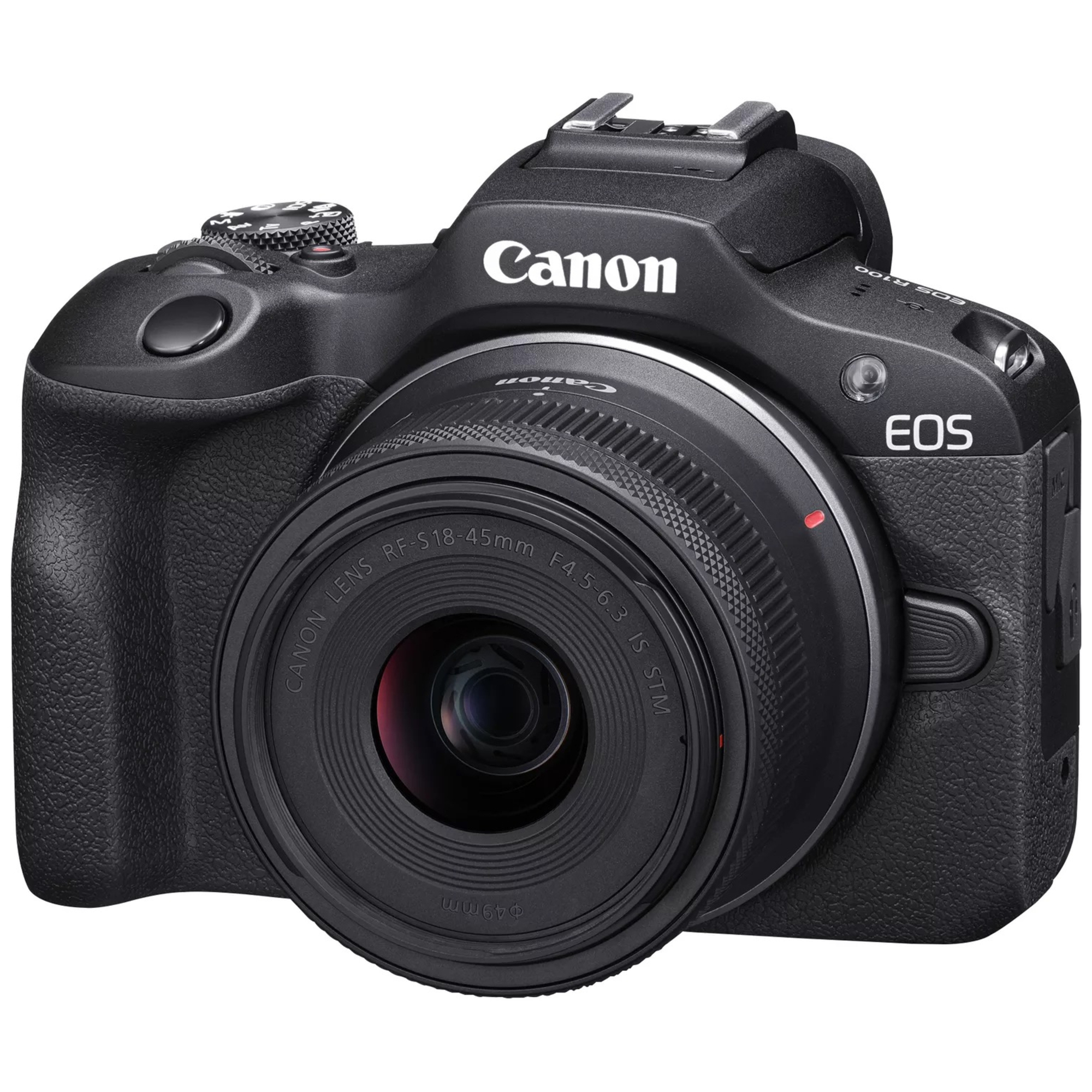 Canon EOS R100 + RF-S 18-45mm F4.5-6.3 IS STM + RF-S 55-200mm F5-7.1 IS STM Kit MILC 24,1 MP CMOS 6000 x 4000 pixels Noir - Neuf