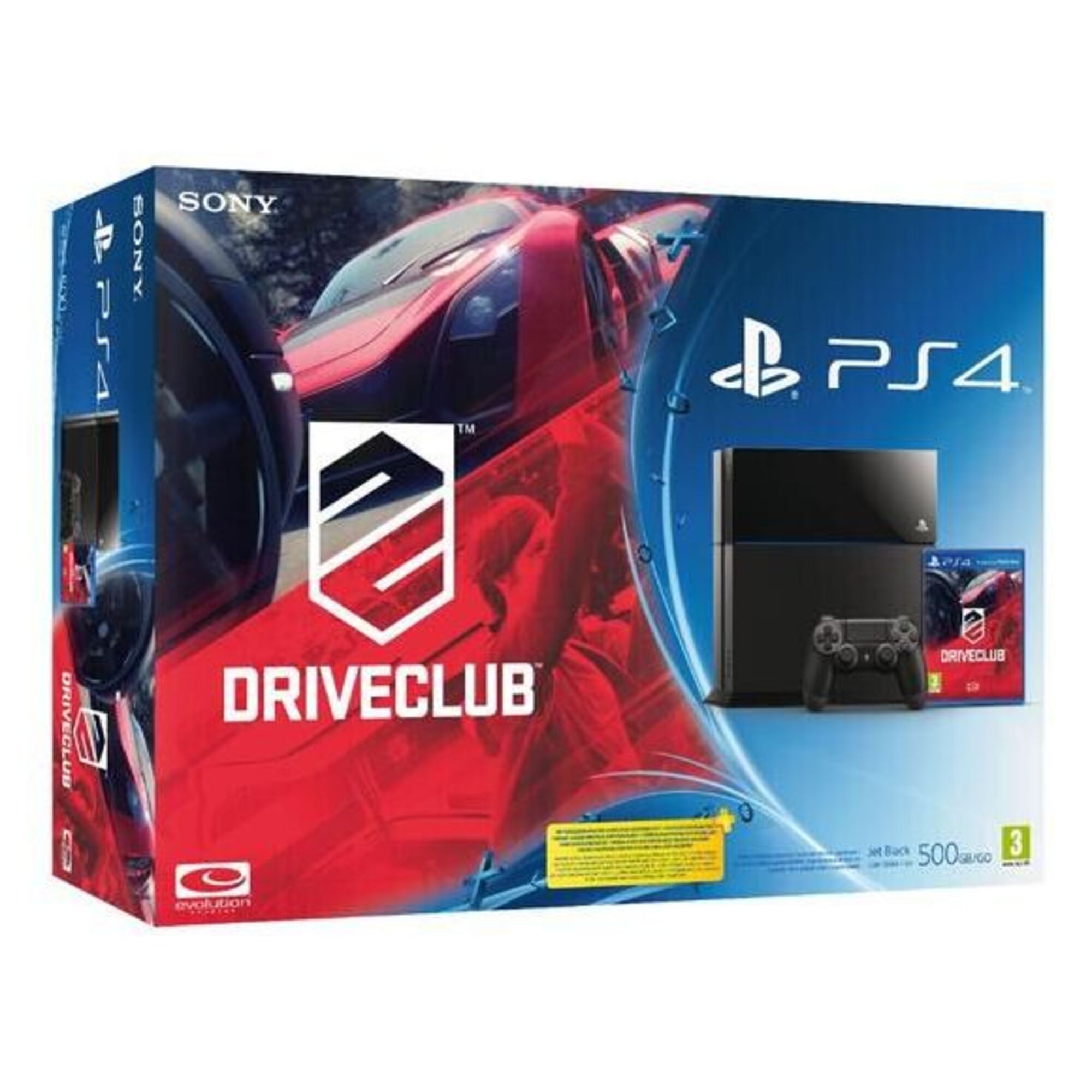 Console PS4 500 Go Noire + DriveClub - Très bon état