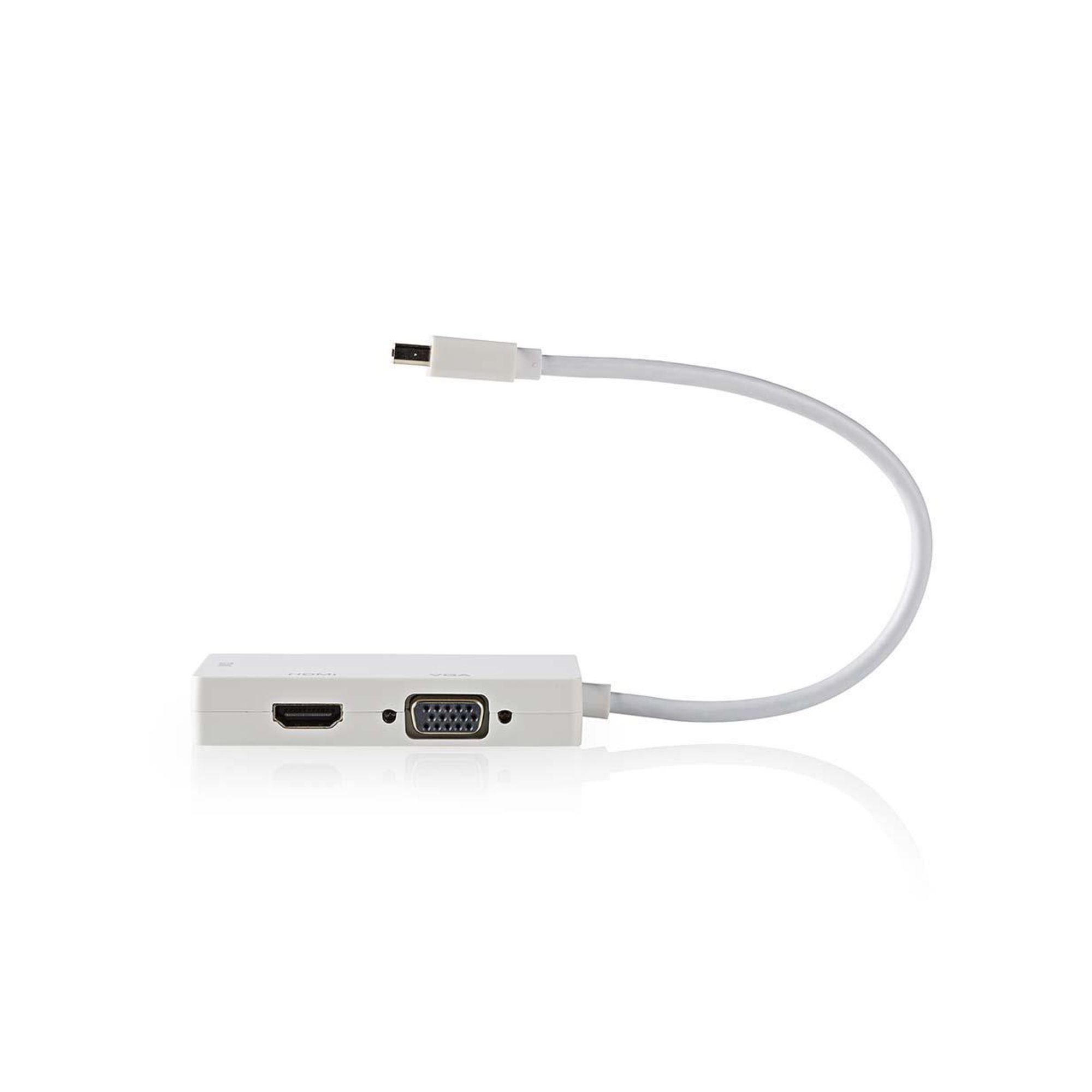 Nedis Adaptateur Mini DisplayPort vers HDMI DVI et VGA MâleFemelle - vue 3