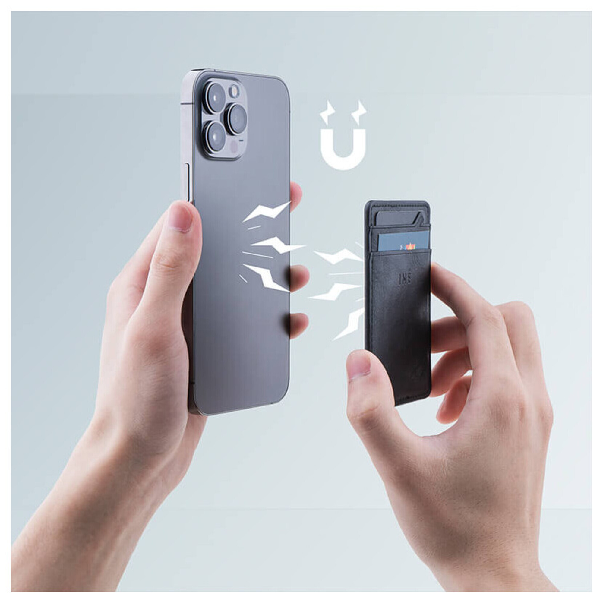 Porte Cartes INE Mini Wallet – NFC, 2 Emplacements Anti-RFID - vue 4