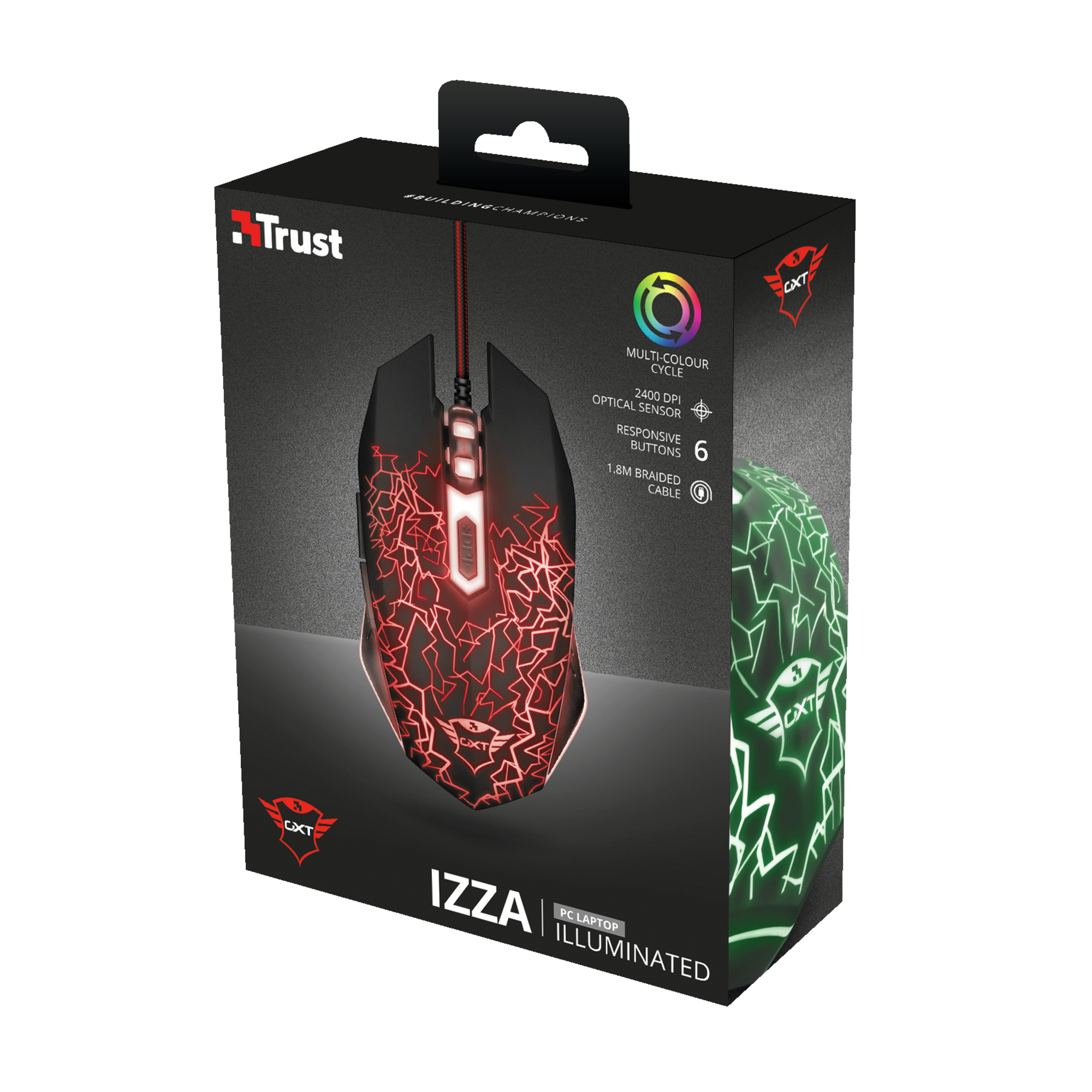 Trust GXT 105 Jouer Ambidextre USB Type A 2400 DPI Neuf - vue 10